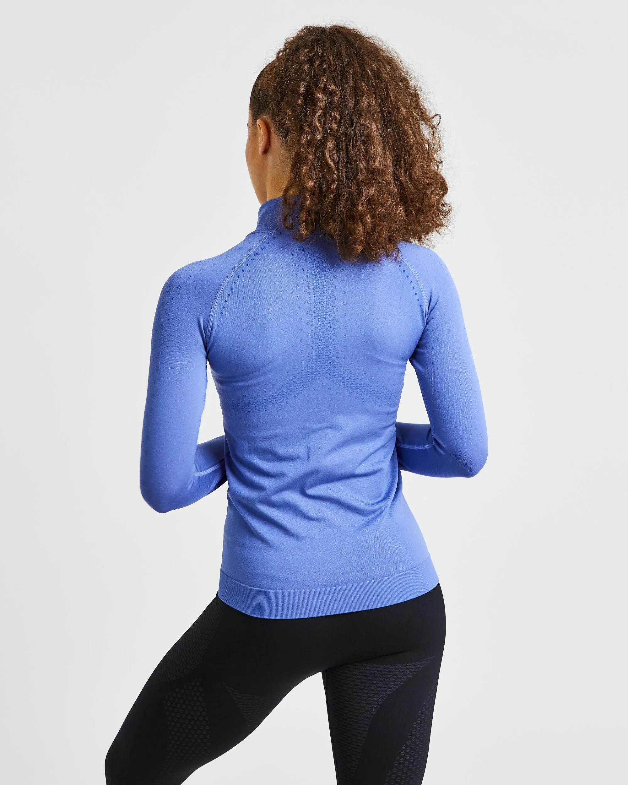 Ignite Seamless Zip Jacket - Flame Blue sold by AYBL product image thumbnail 2