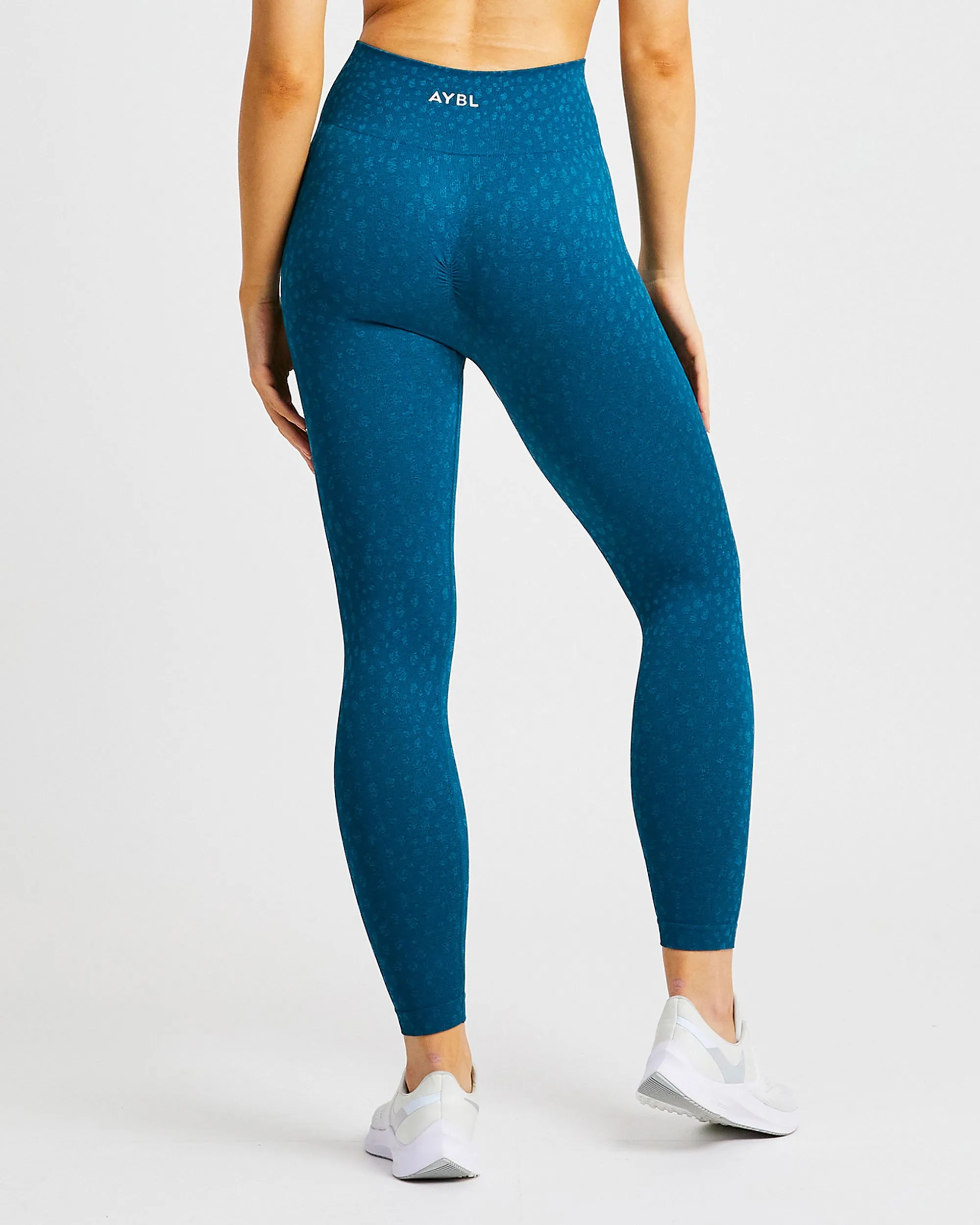 Evolve Speckle Seamless Leggings - Teal sold by AYBL product image thumbnail 2