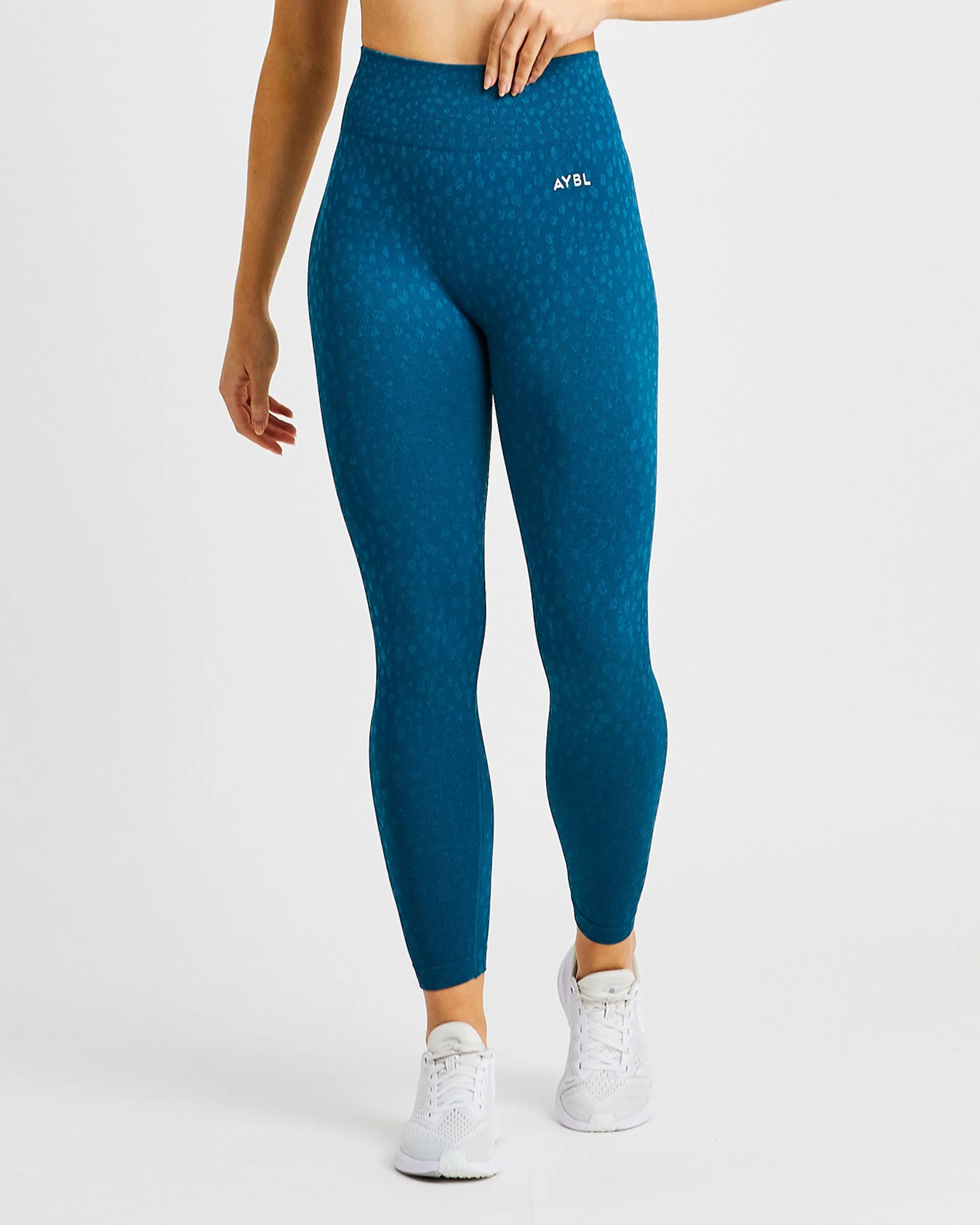 Evolve Speckle Seamless Leggings - Teal sold by AYBL