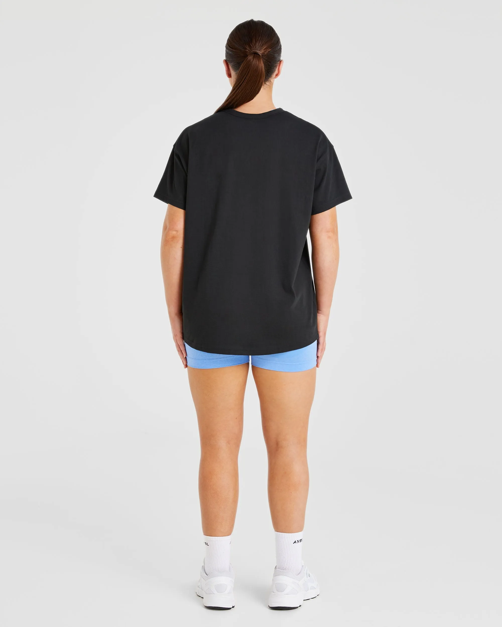 Athletics 18 Oversized T Shirt - Black sold by AYBL product image thumbnail 4