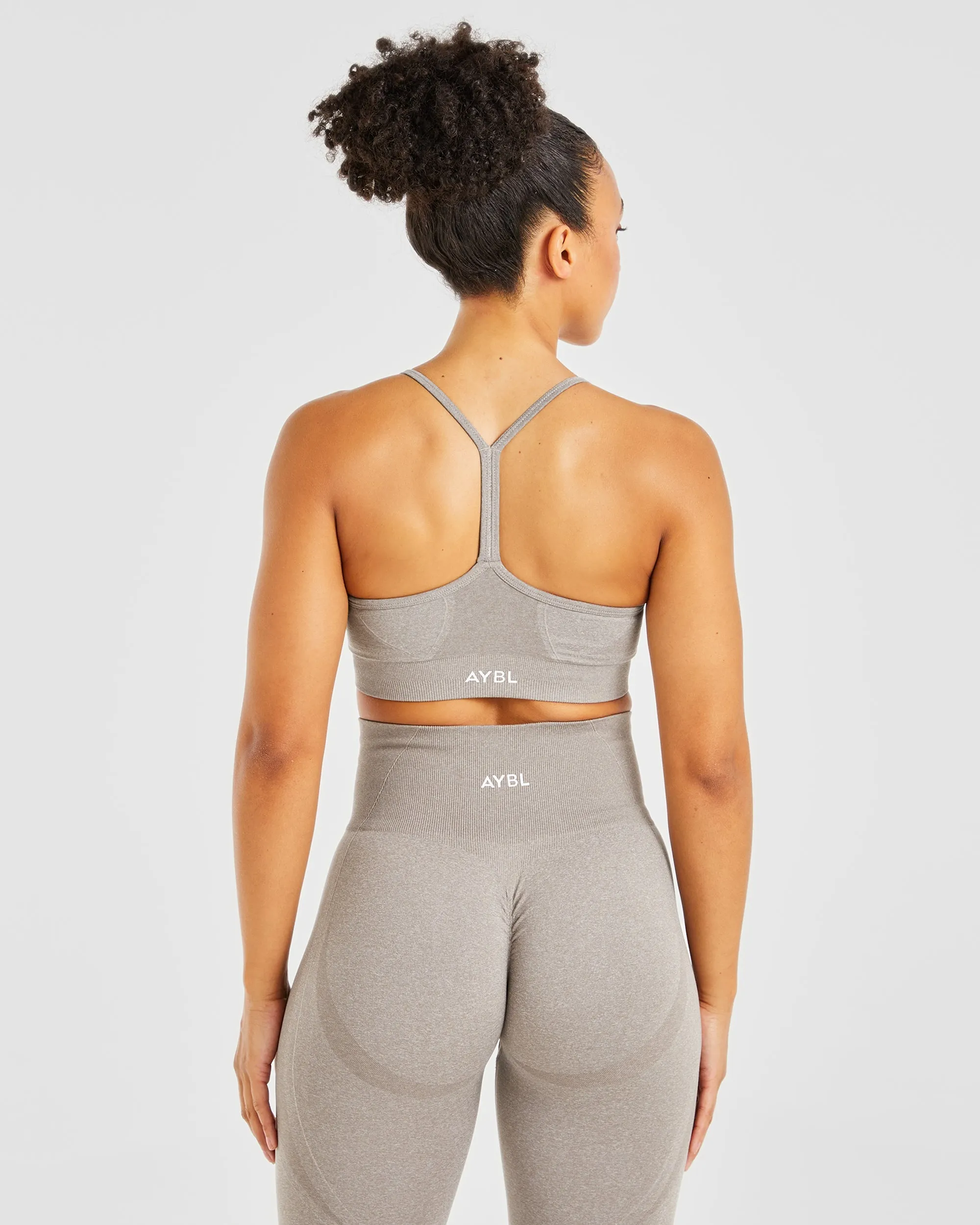 Empower Seamless Sports Bra - Taupe Marl sold by AYBL product image thumbnail 2