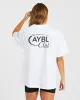 AYBL Club Oversized T Shirt - White sold by AYBL