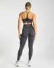 Empower Seamless Sports Bra - Black Marl sold by AYBL