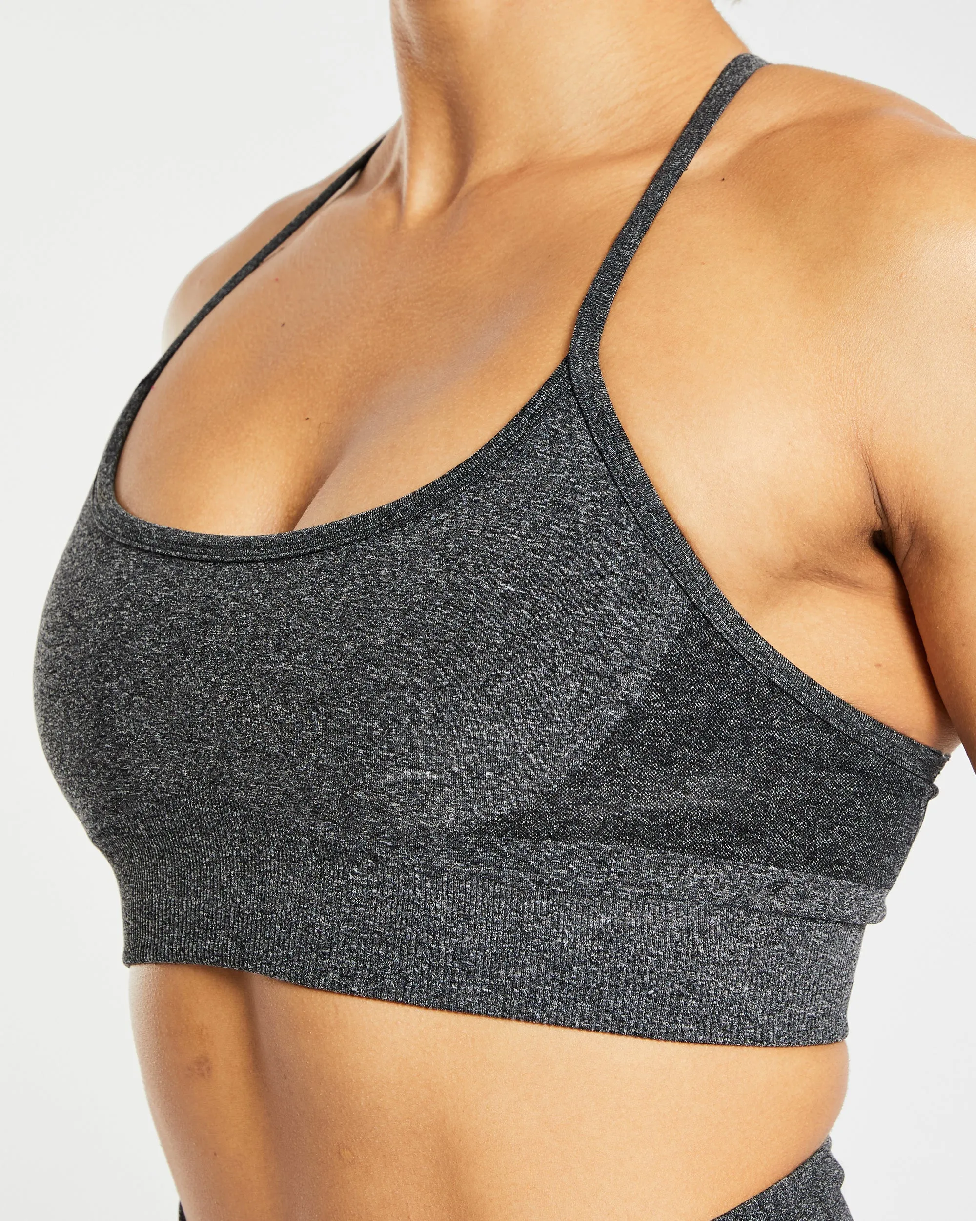 Empower Seamless Sports Bra - Black Marl sold by AYBL product image thumbnail 5