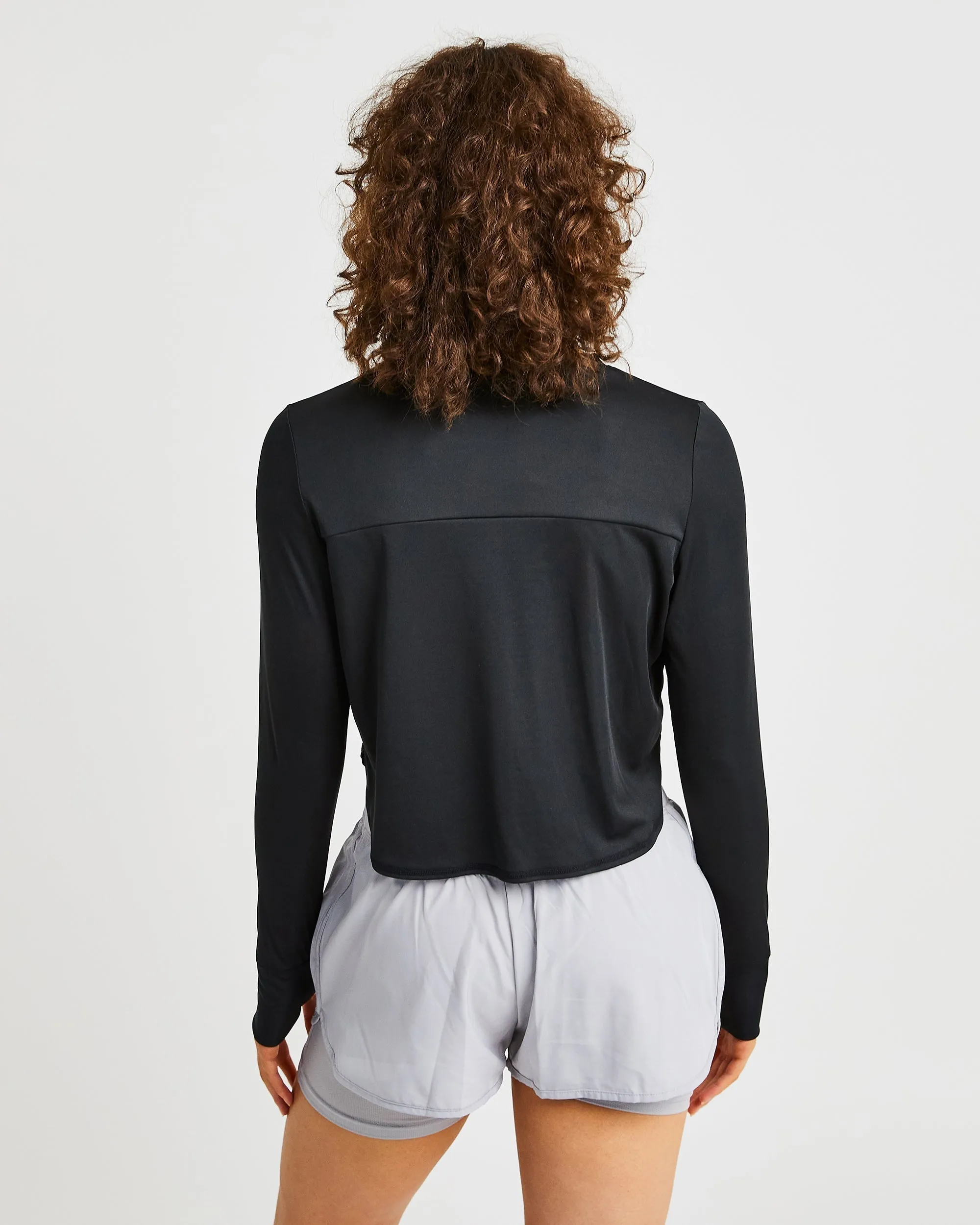 Define Long Sleeve Crop T - Black sold by AYBL product image thumbnail 2