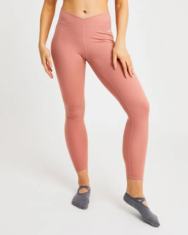 Flow Leggings - Terracotta Pink sold by AYBL