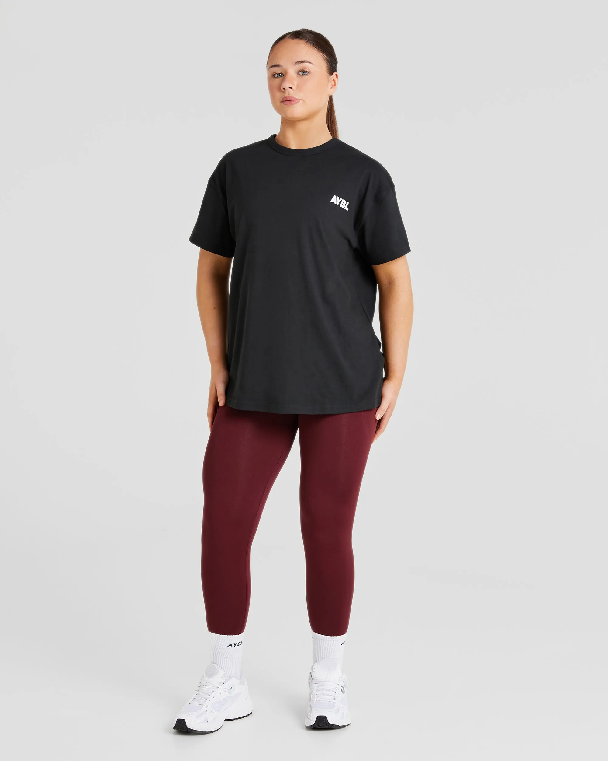 Athletics Club Oversized T Shirt - Black sold by AYBL product image thumbnail 4