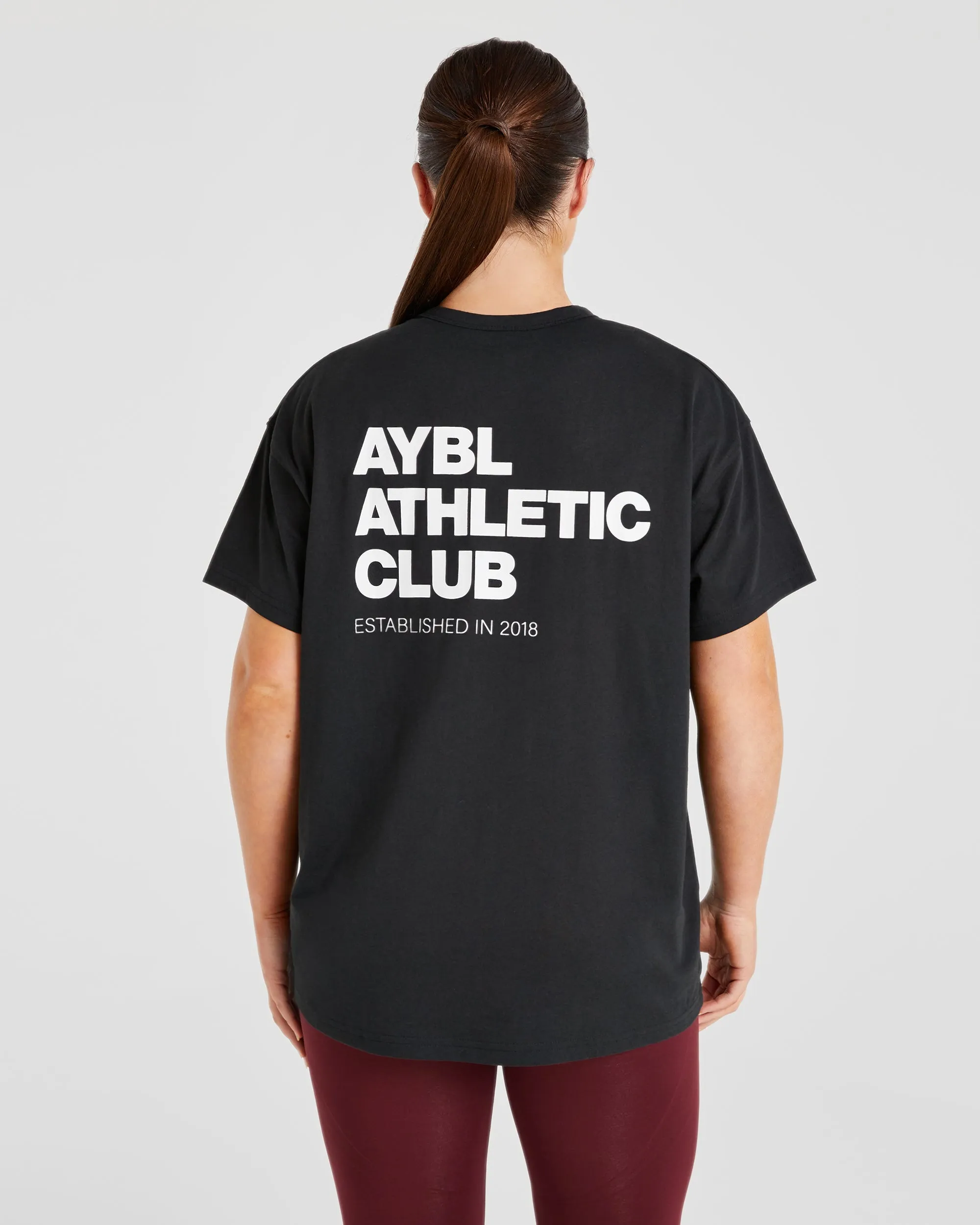 Athletics Club Oversized T Shirt - Black sold by AYBL