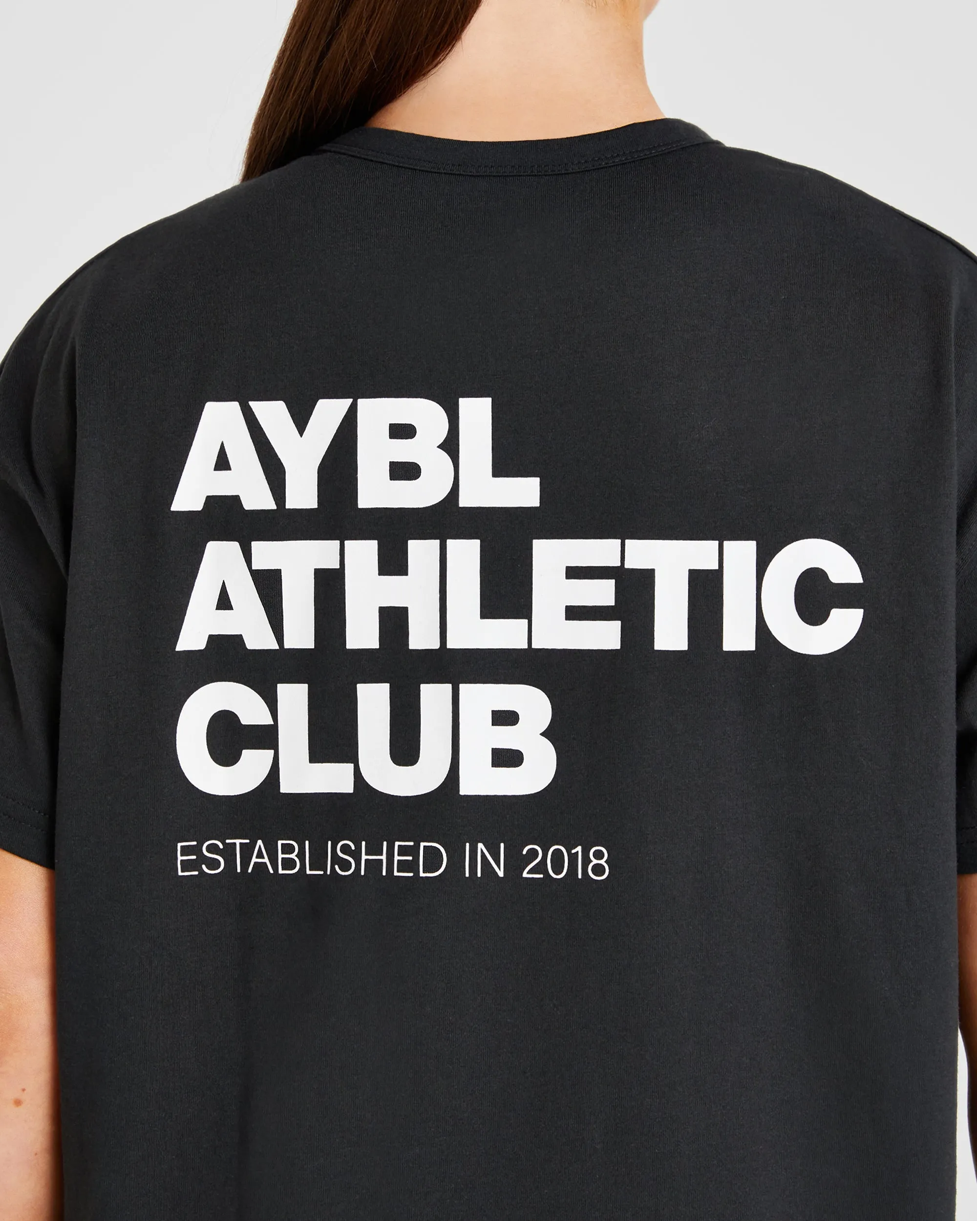 Athletics Club Oversized T Shirt - Black sold by AYBL product image thumbnail 5