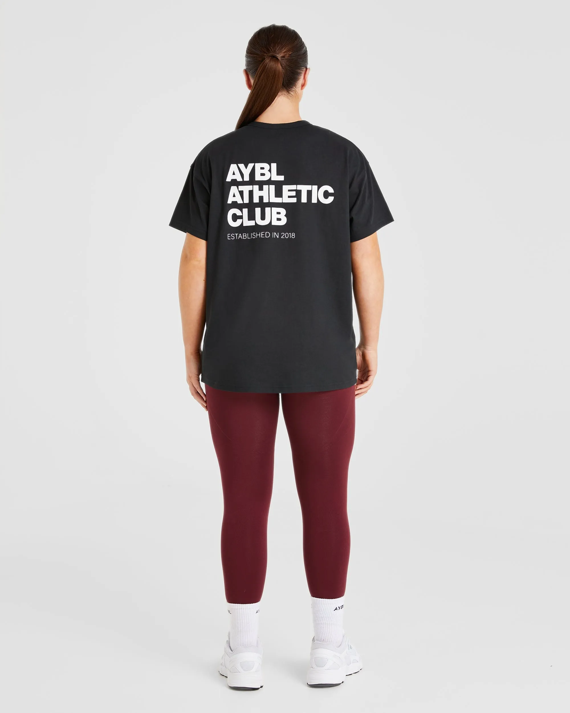 Athletics Club Oversized T Shirt - Black sold by AYBL product image thumbnail 3