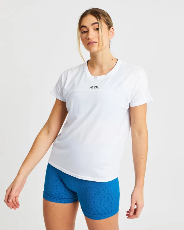 Boxy T Shirt - White sold by AYBL