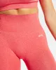Empower Seamless Leggings - Coral Red Marl sold by AYBL