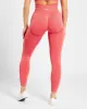 Empower Seamless Leggings - Coral Red Marl sold by AYBL