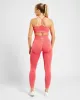 Empower Seamless Leggings - Coral Red Marl sold by AYBL
