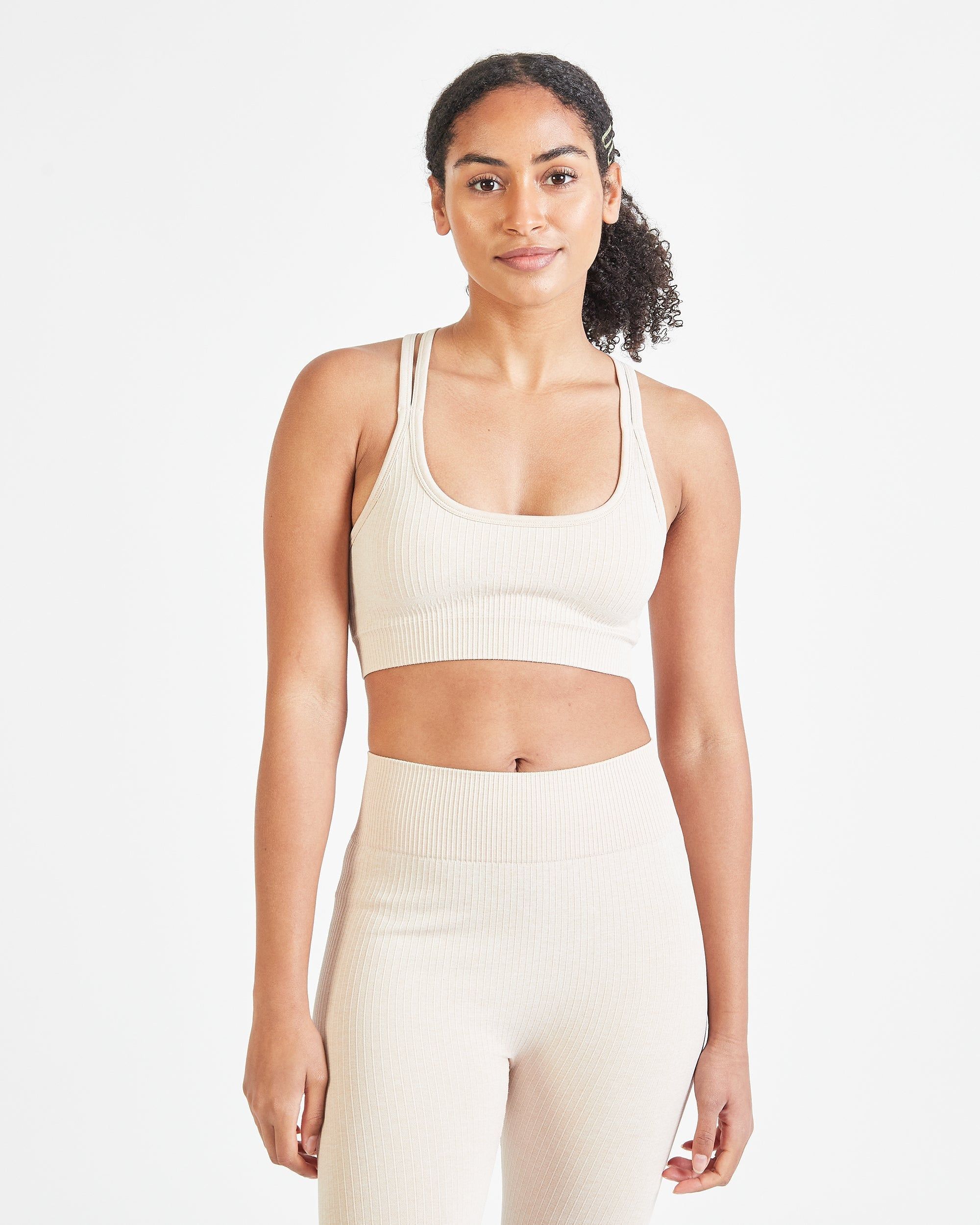 Recharge Seamless Sports Bra - Beige sold by AYBL