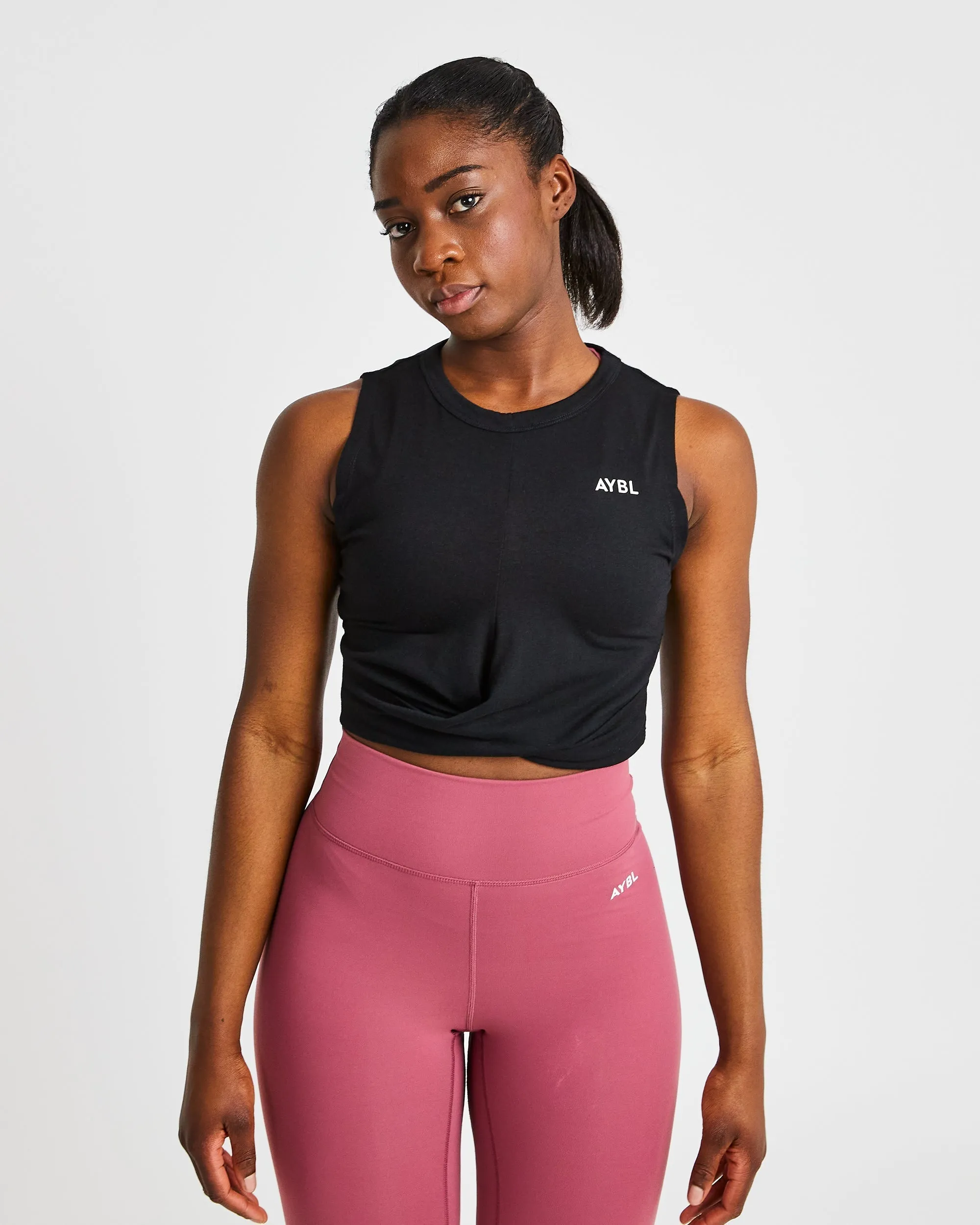 Element Twist Vest - Black sold by AYBL