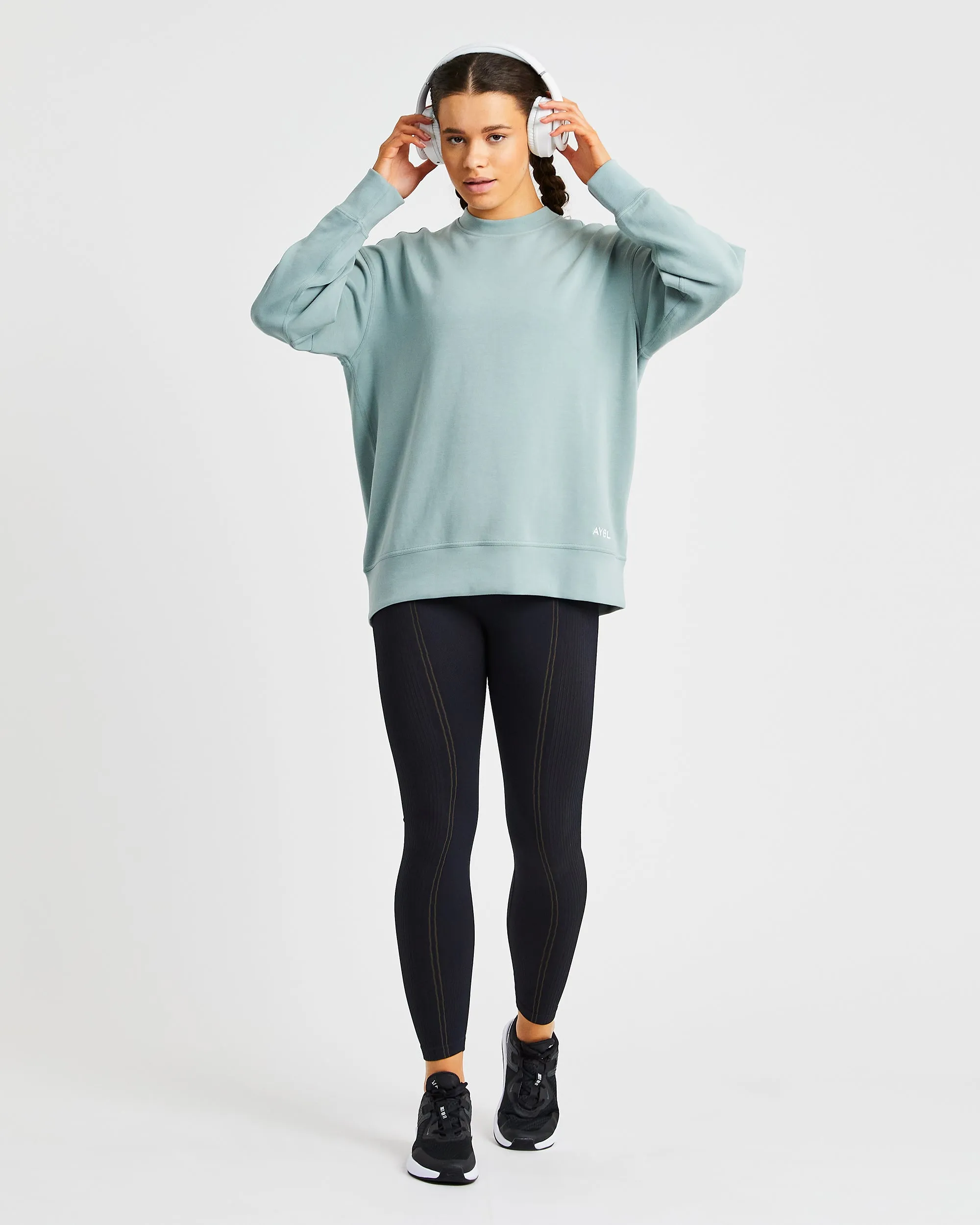 Oversized Jumper - Sage Green sold by AYBL product image thumbnail 5