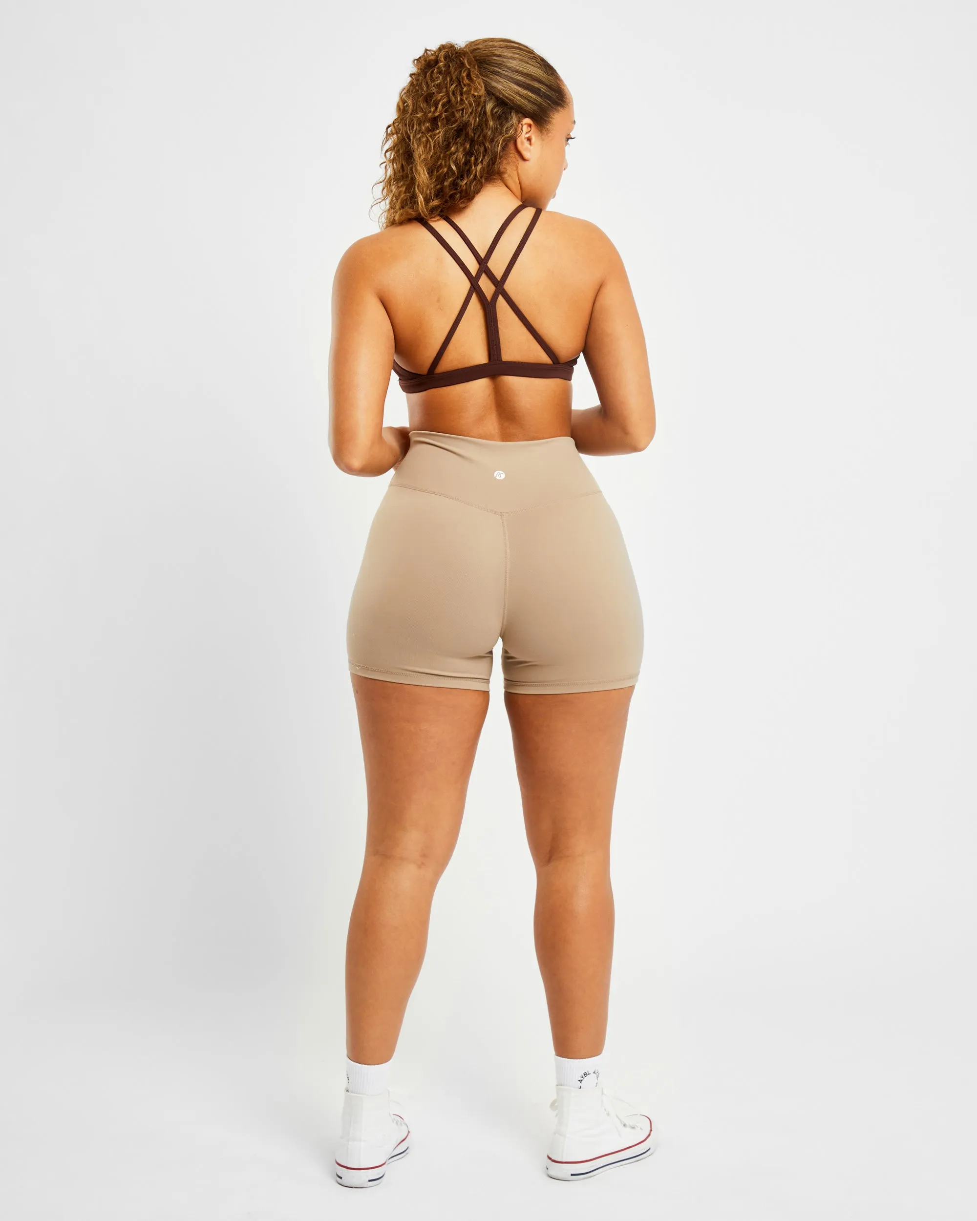 Essential Strappy Sports Bra - Chocolate Brown sold by AYBL product image thumbnail 4