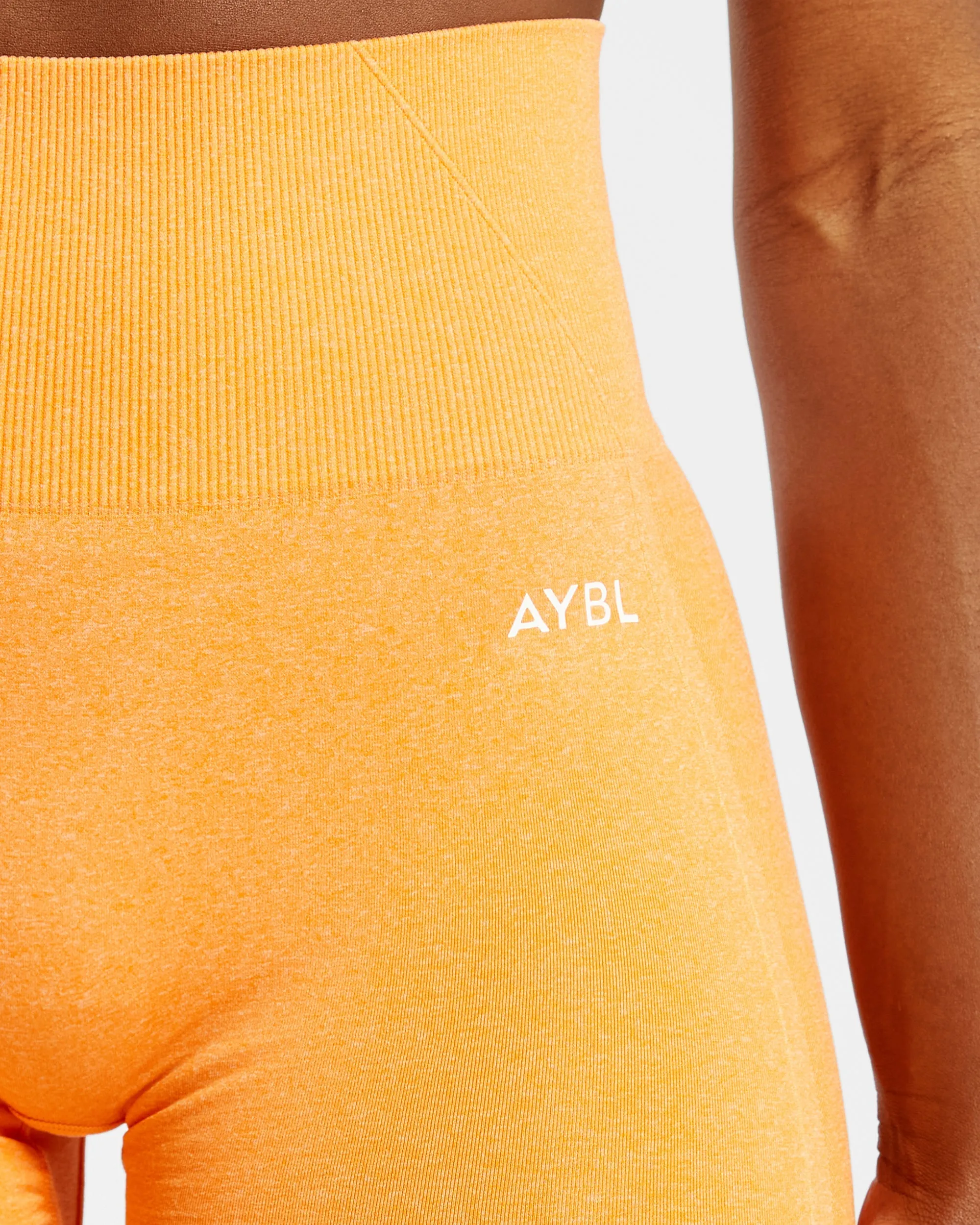 Empower Seamless Leggings - Orange Marl sold by AYBL product image thumbnail 5
