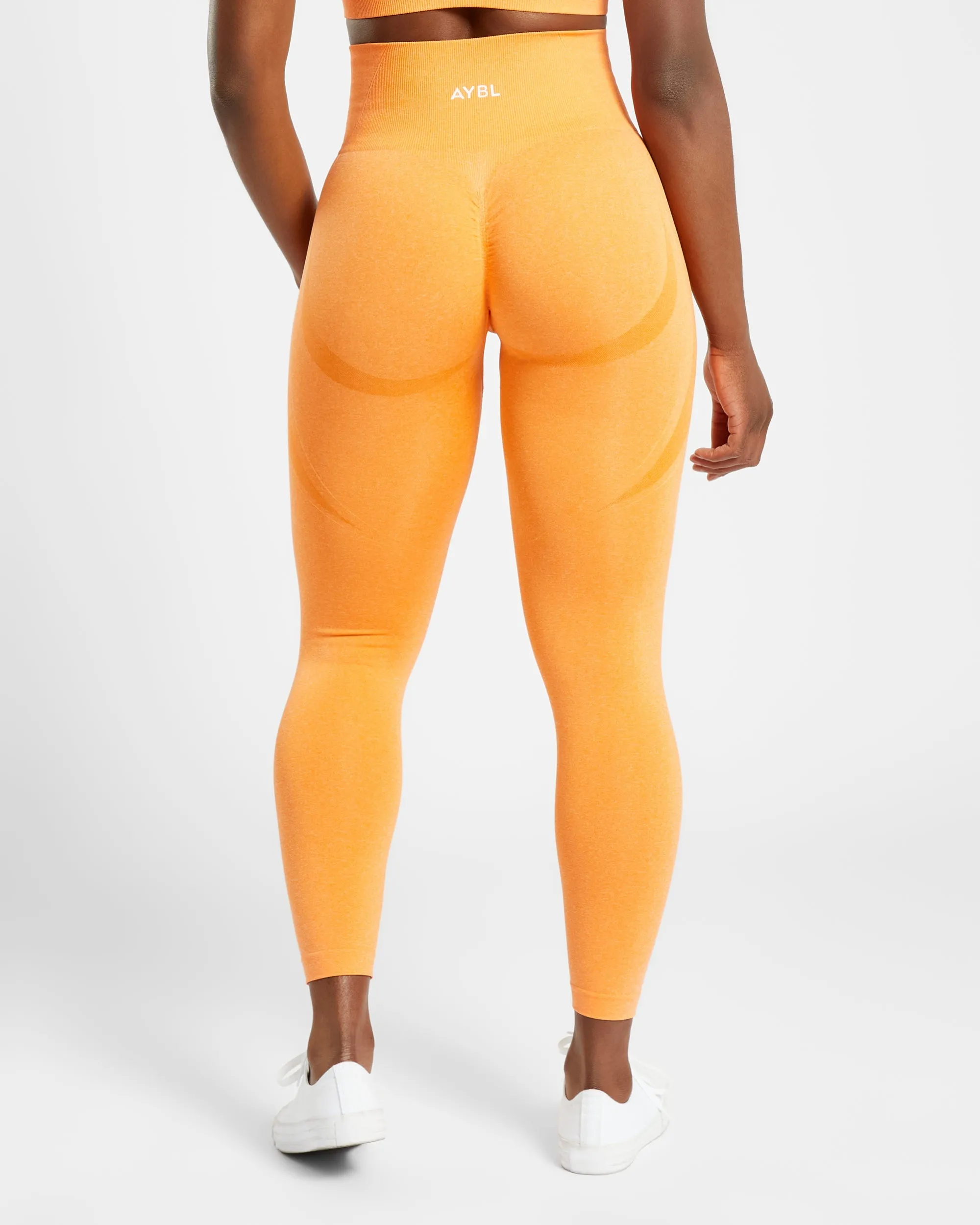 Empower Seamless Leggings - Orange Marl sold by AYBL product image thumbnail 2