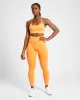 Empower Seamless Leggings - Orange Marl sold by AYBL