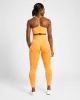 Empower Seamless Leggings - Orange Marl sold by AYBL