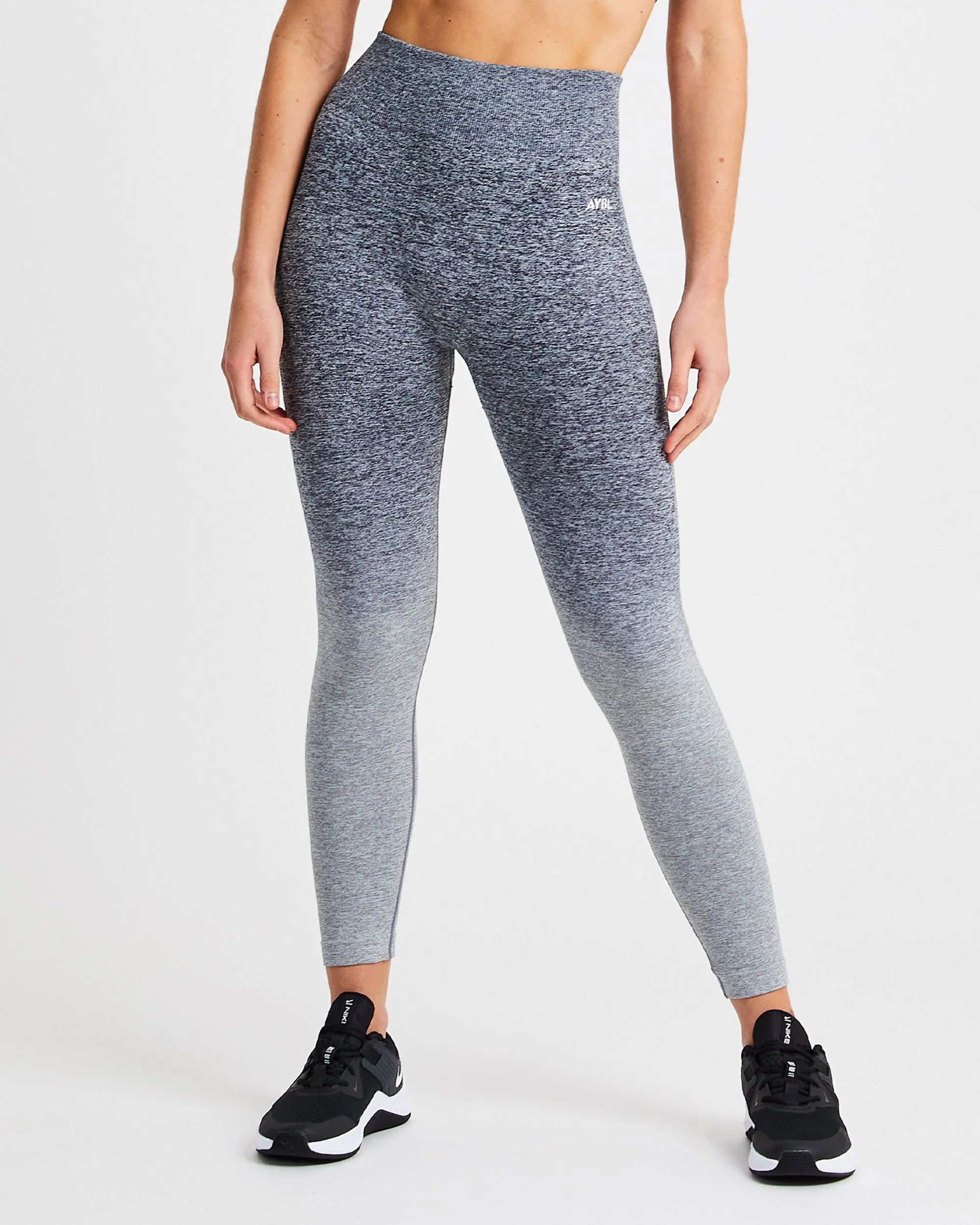 Pulse Ombré Seamless Leggings - Grey Marl sold by AYBL