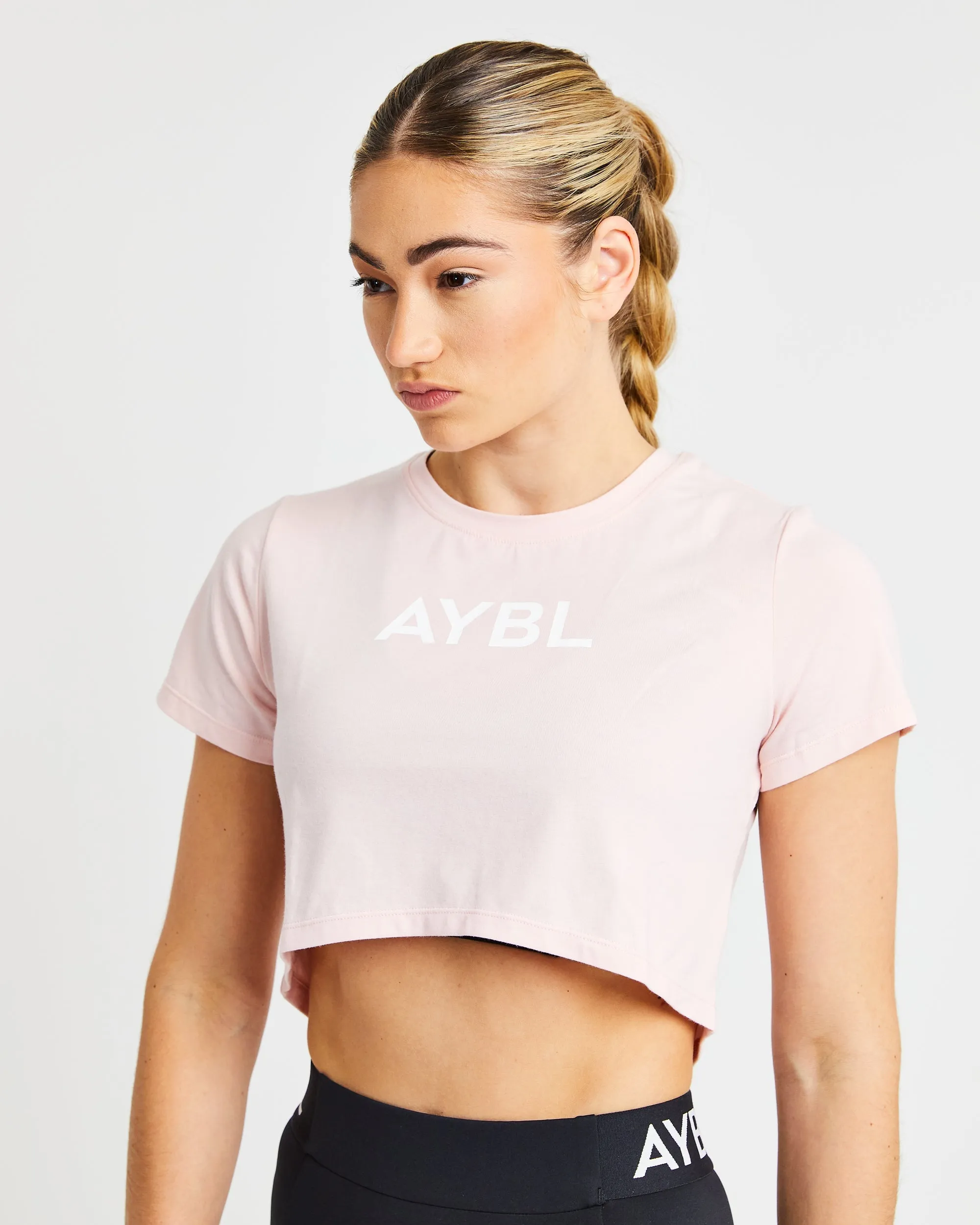 Crop T Shirt - Blush Pink sold by AYBL product image thumbnail 5