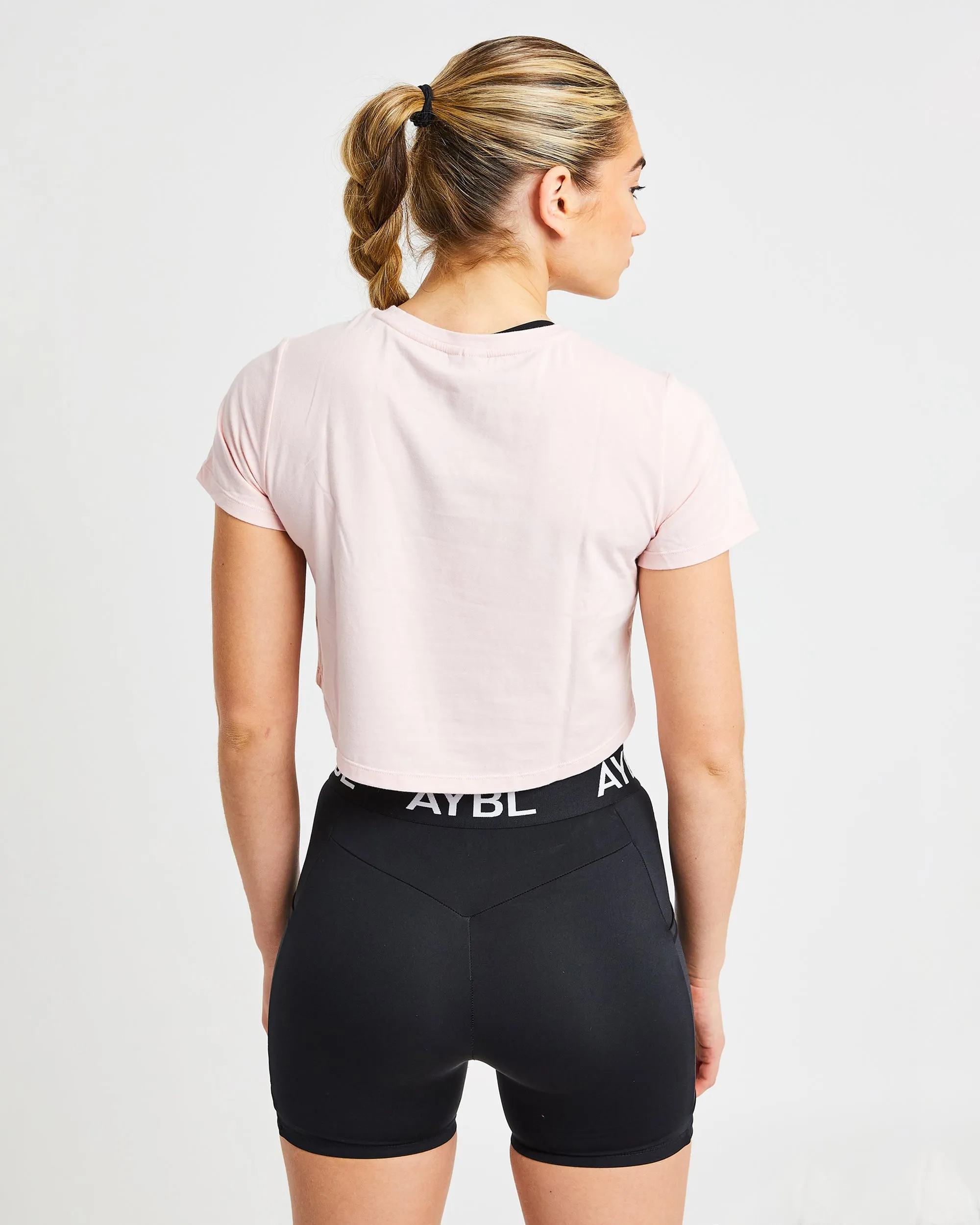Crop T Shirt - Blush Pink sold by AYBL product image thumbnail 2