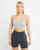 Essential V Neck Sports Bra - Pebble Grey sold by AYBL