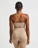 Luxe Seamless Crop Tank Top - Mocha sold by AYBL