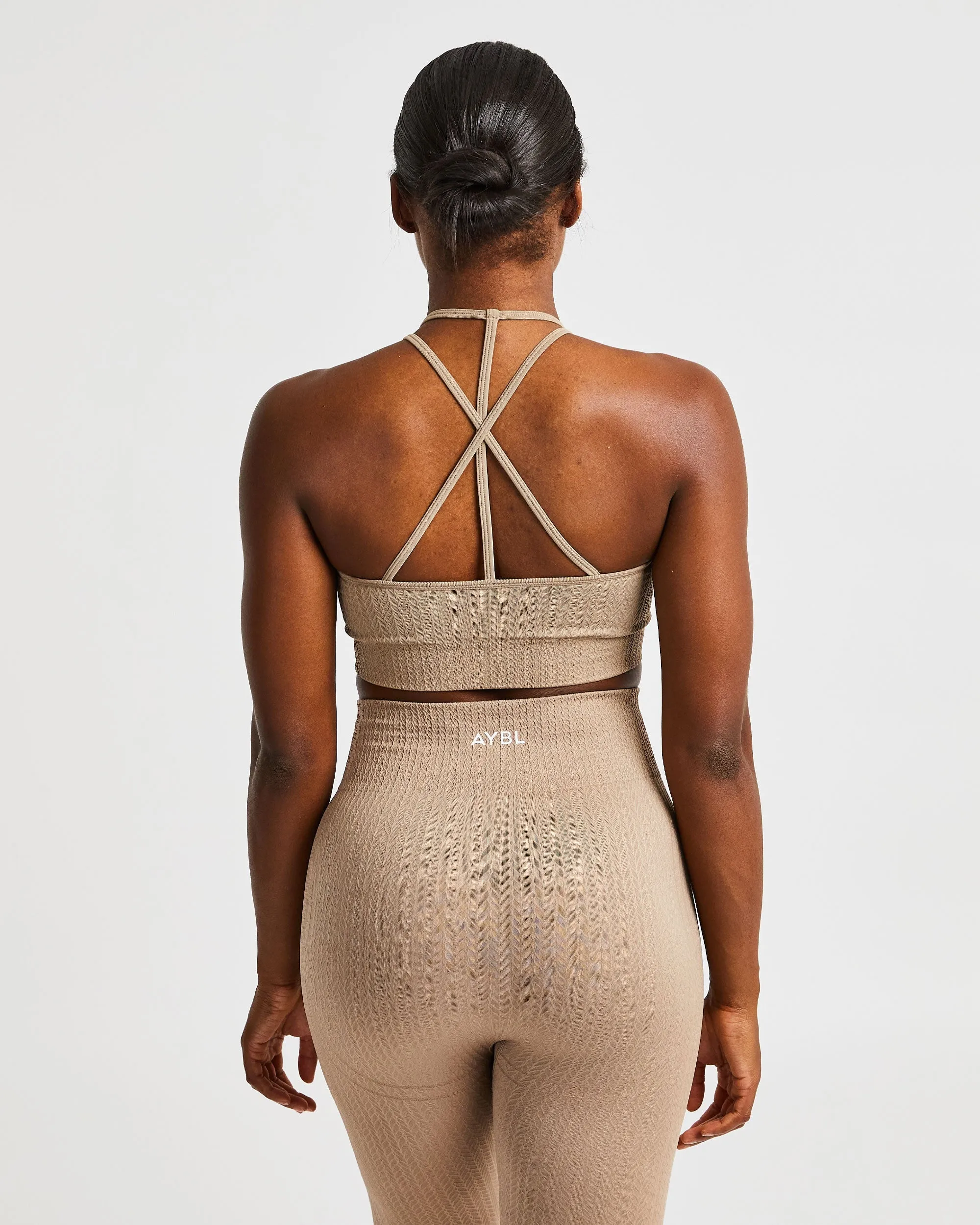 Luxe Seamless Crop Tank Top - Mocha sold by AYBL product image thumbnail 2