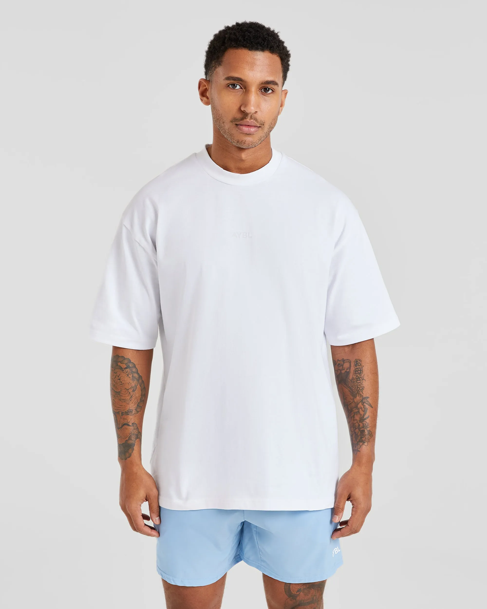 Craft Oversized T Shirt - White sold by AYBL