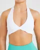 Essential Halterneck Sports Bra - White sold by AYBL