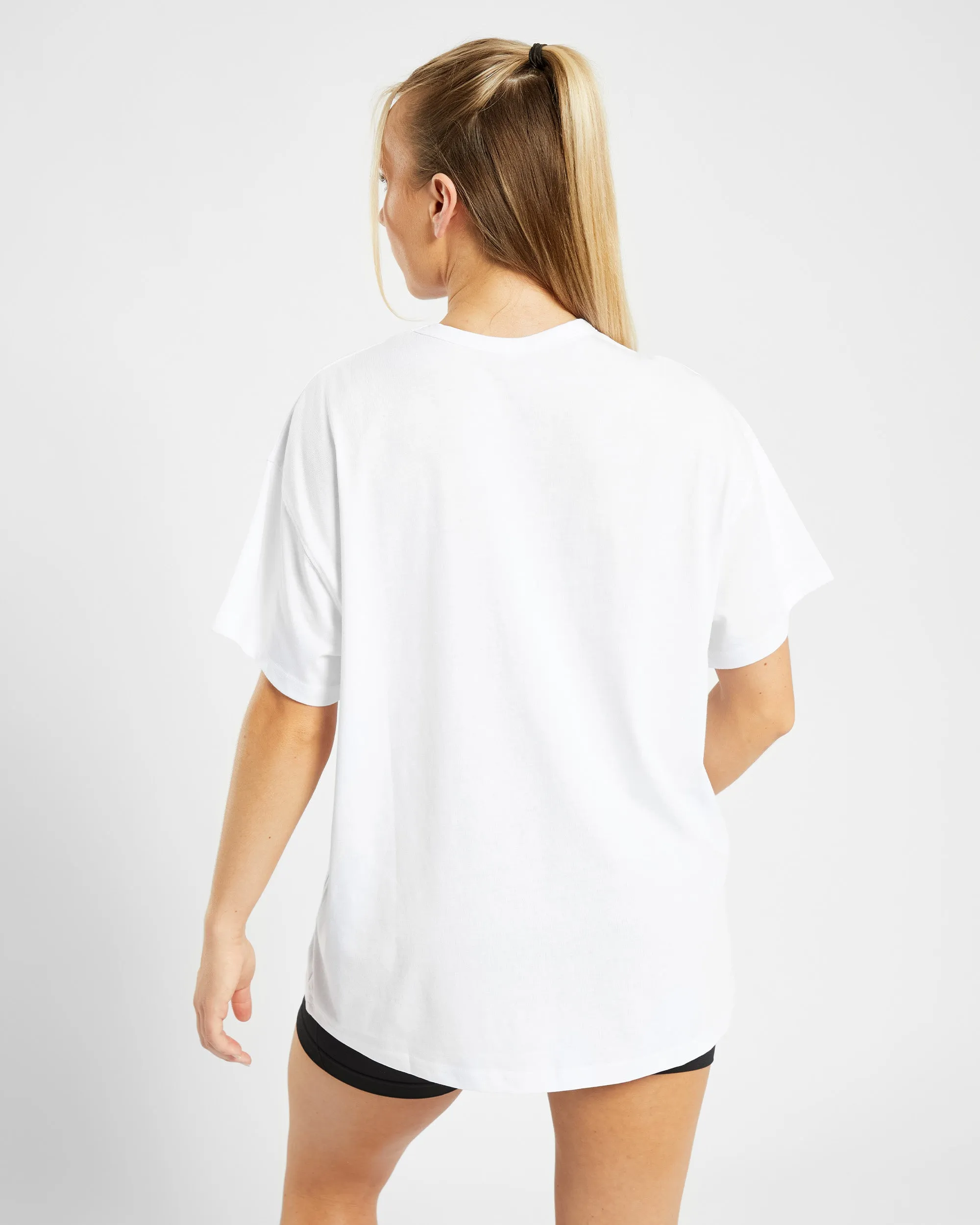 Varsity Oversized T Shirt - White/Olive sold by AYBL product image thumbnail 2