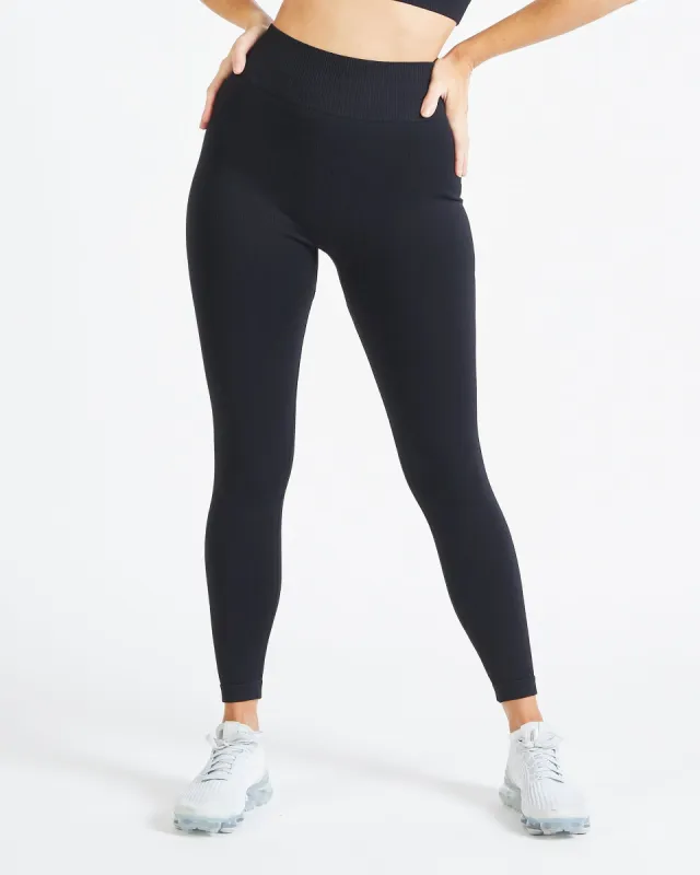 Recharge Seamless Leggings - Black sold by AYBL