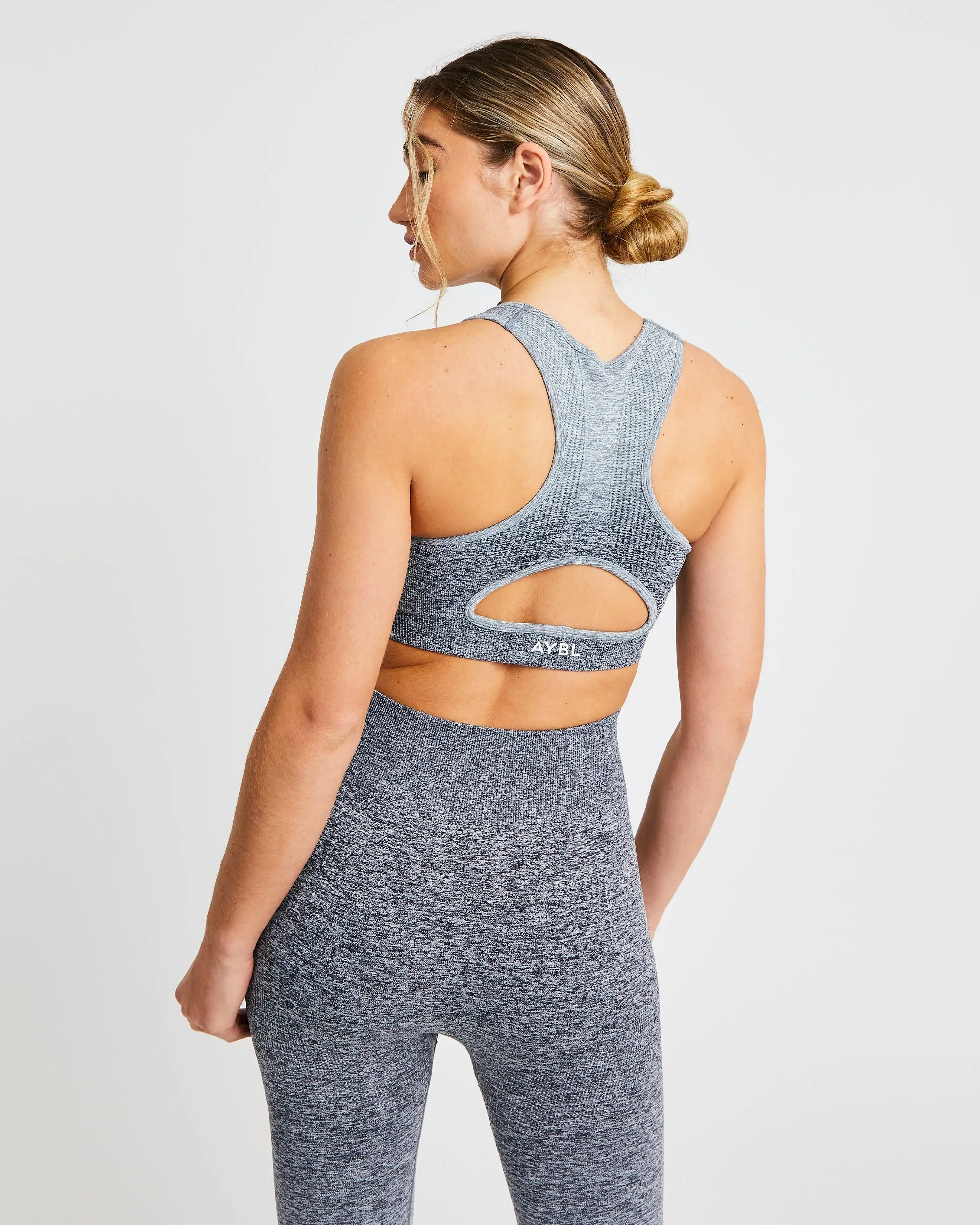 Pulse Ombré Seamless Sports Bra - Grey sold by AYBL product image thumbnail 2