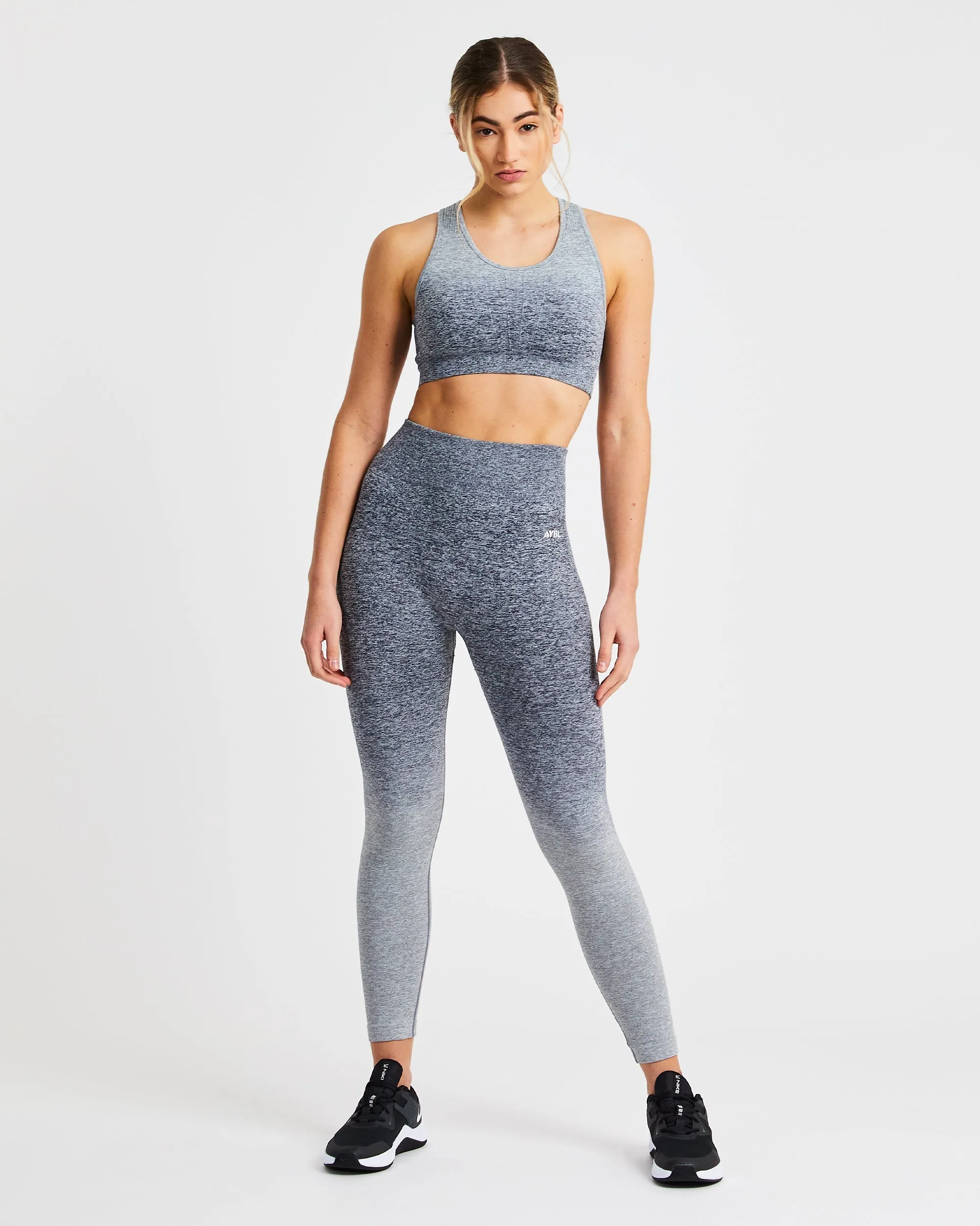 Pulse Ombré Seamless Sports Bra - Grey sold by AYBL product image thumbnail 3
