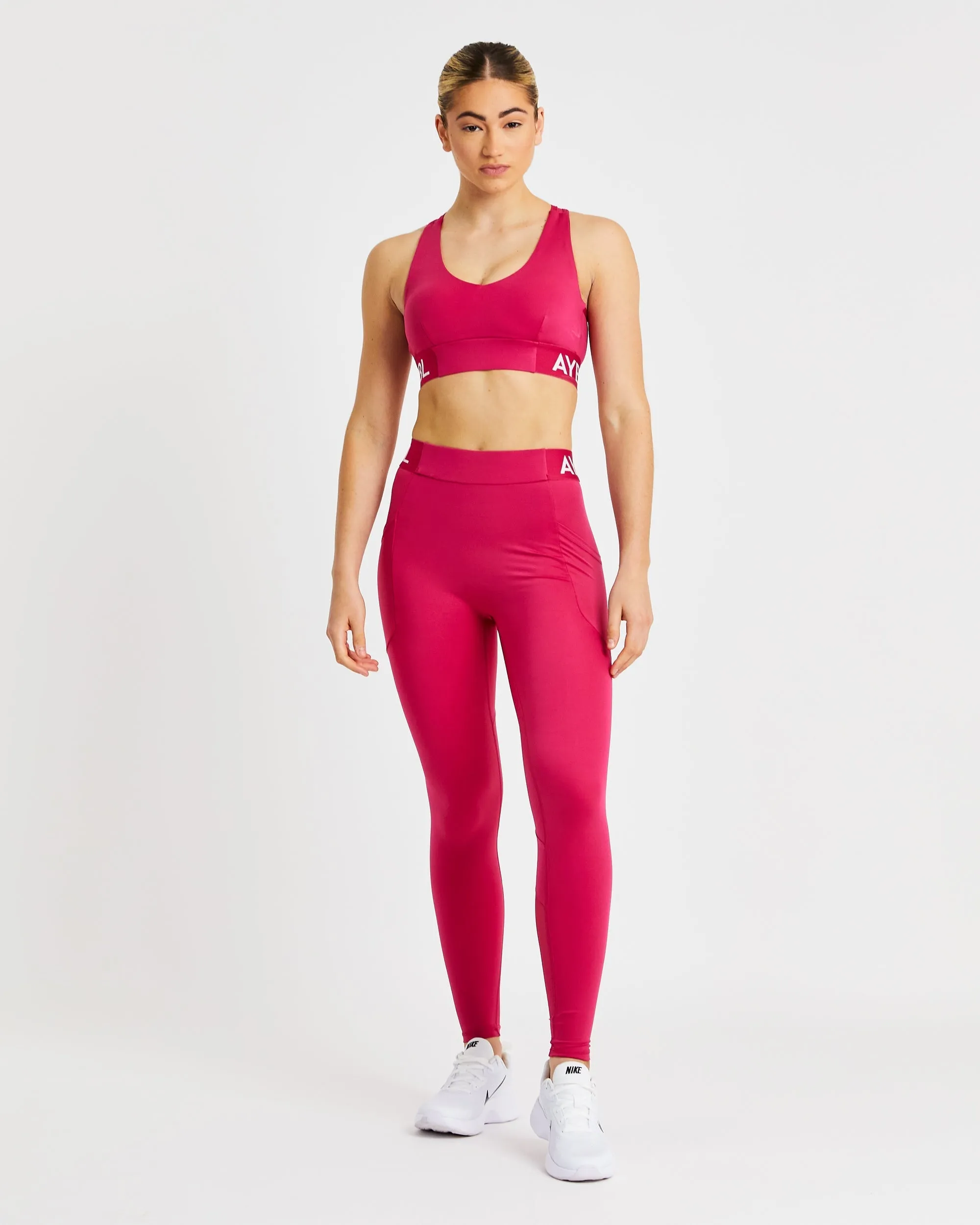 Training Sports Bra - Raspberry sold by AYBL product image thumbnail 3