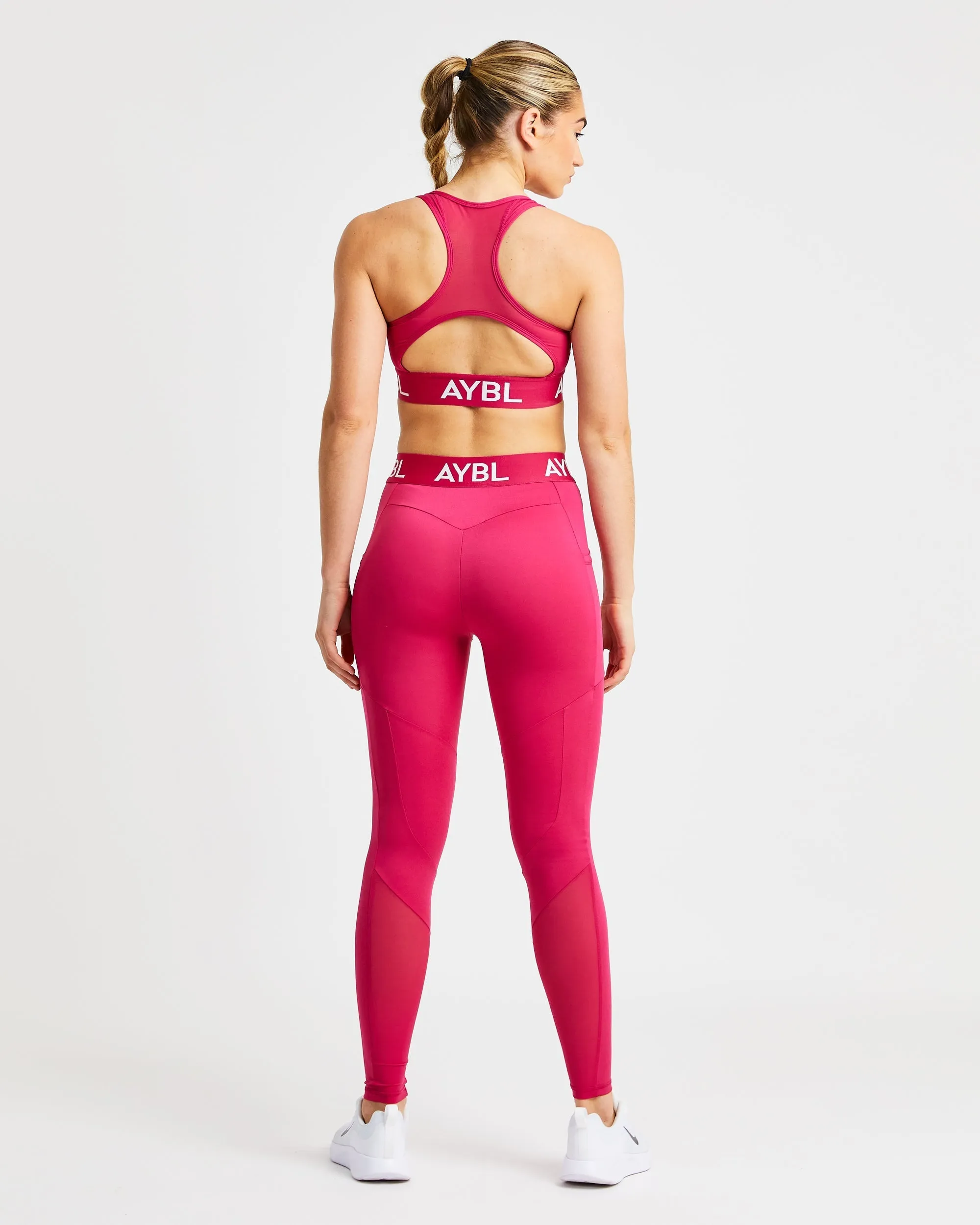 Training Sports Bra - Raspberry sold by AYBL product image thumbnail 4