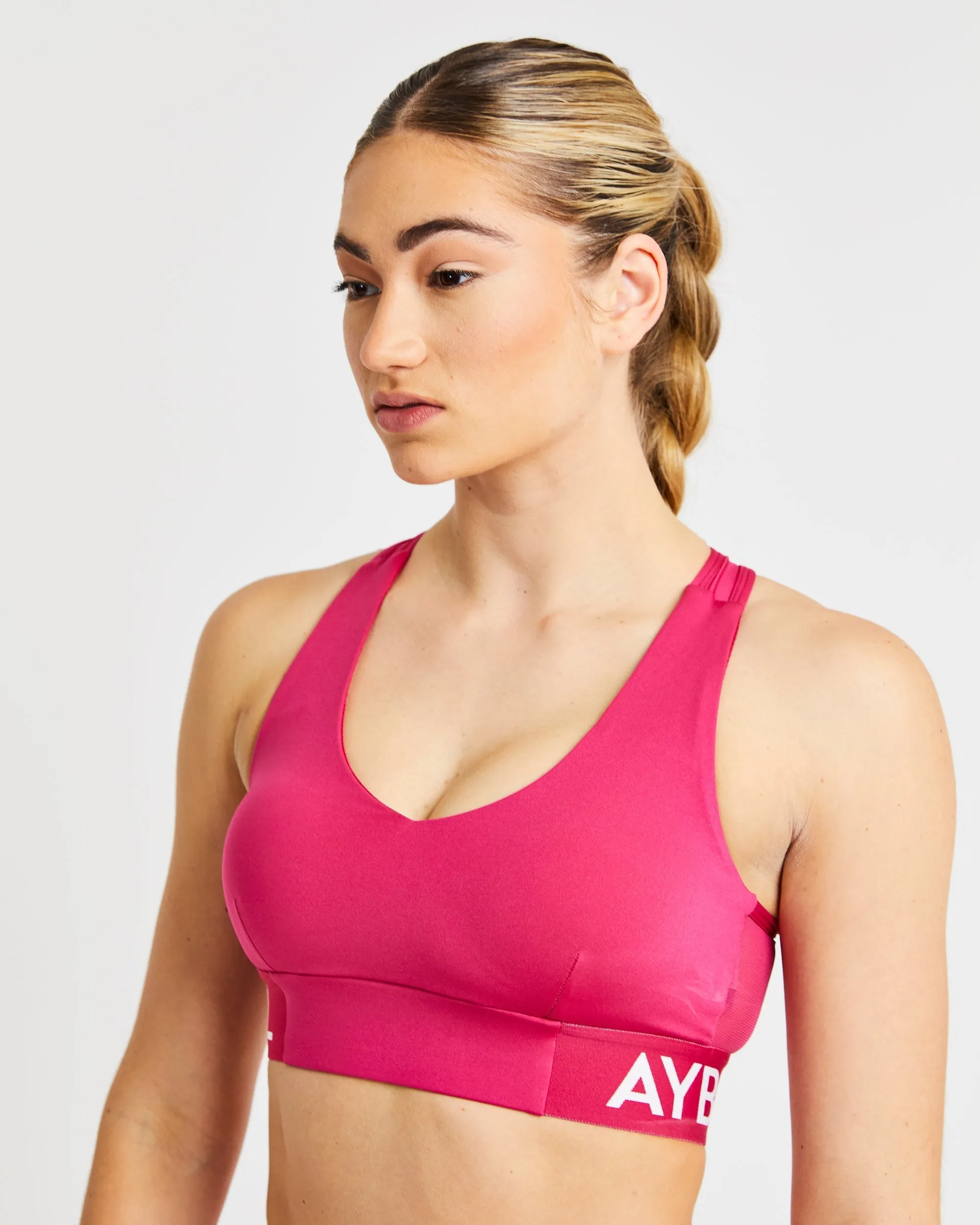 Training Sports Bra - Raspberry sold by AYBL product image thumbnail 5