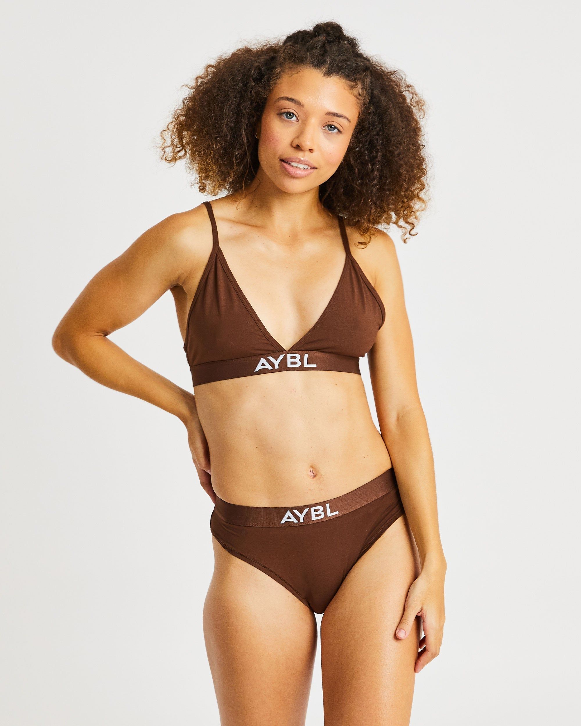 Cotton Bra - Brown sold by AYBL