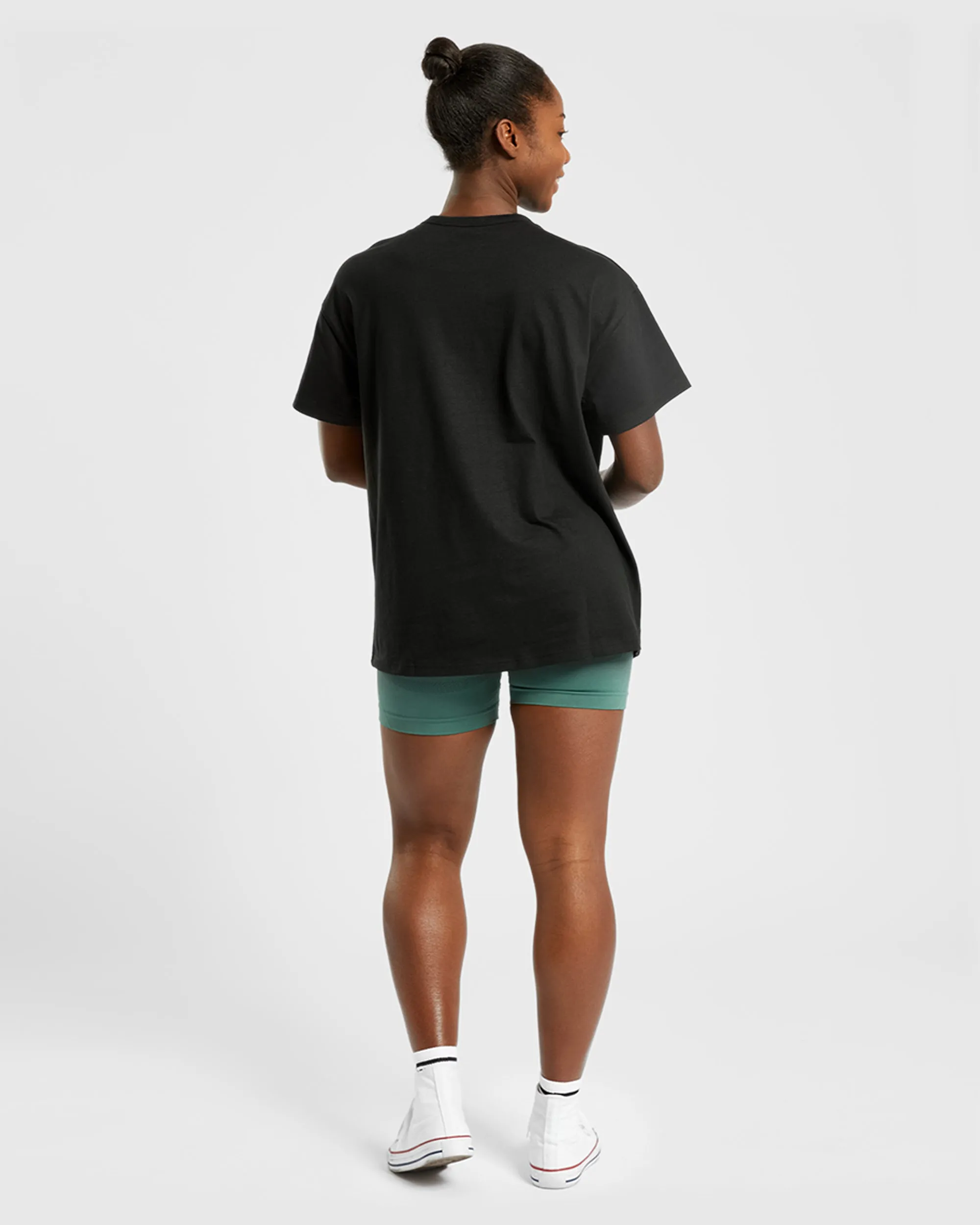 Varsity Oversized T Shirt - Black sold by AYBL product image thumbnail 4