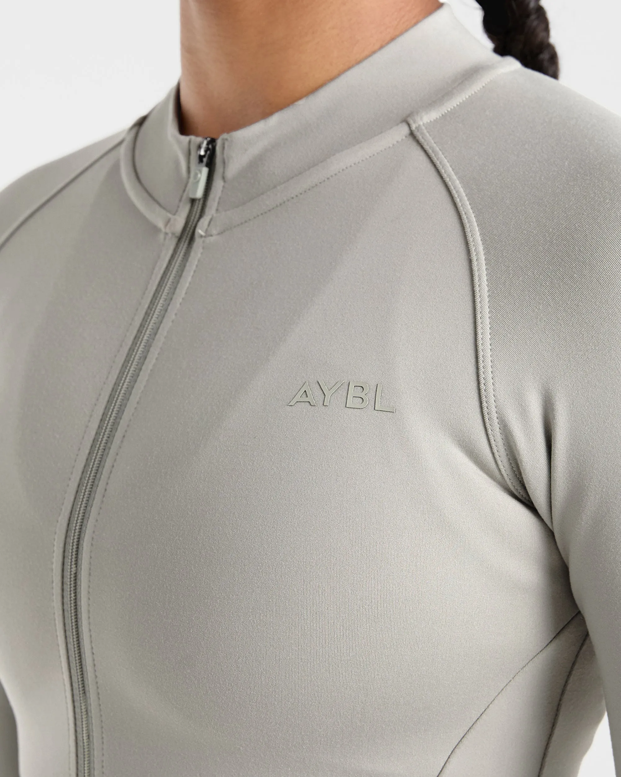 Staple Zip Jacket - Washed Olive sold by AYBL product image thumbnail 5