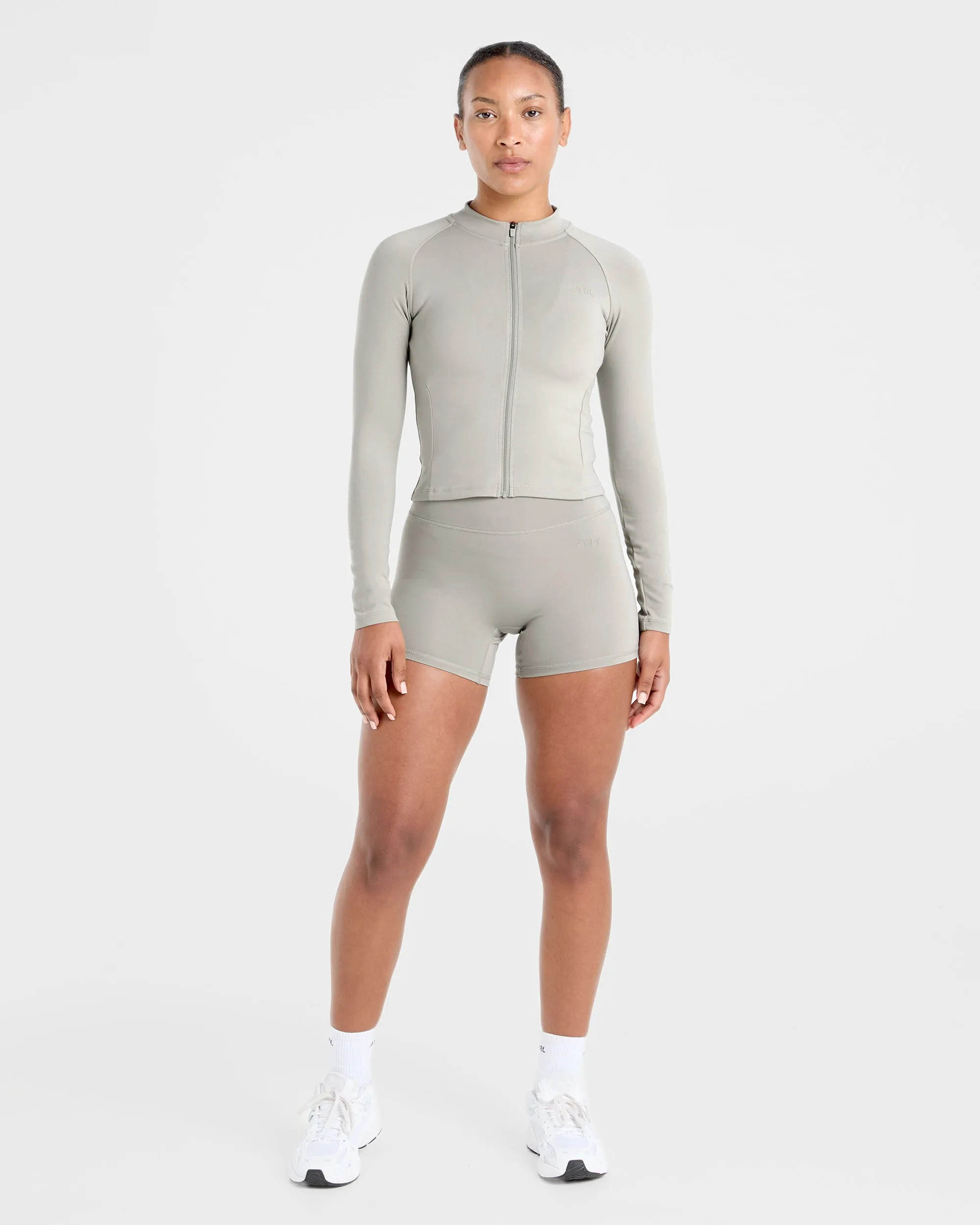 Staple Zip Jacket - Washed Olive sold by AYBL product image thumbnail 3