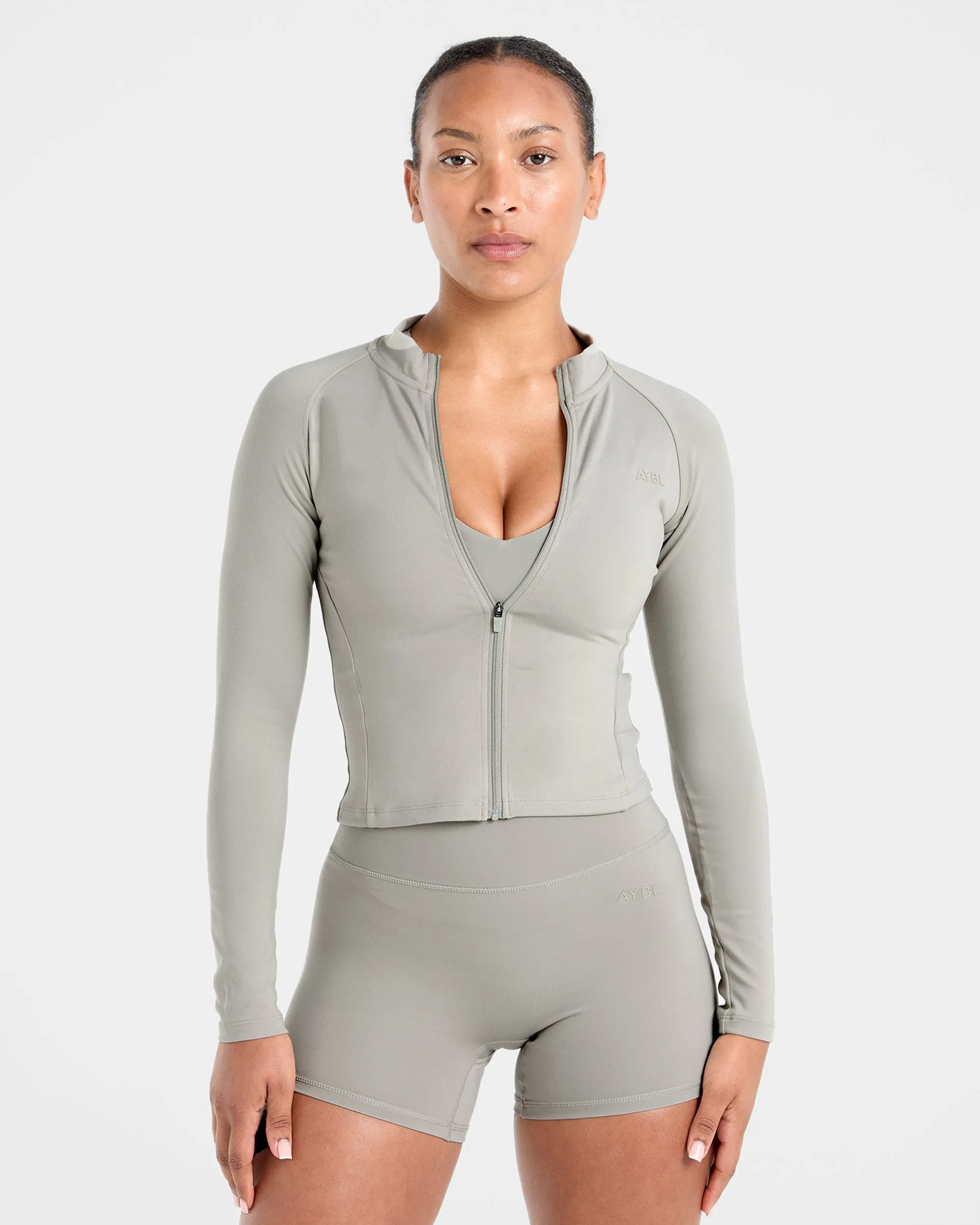 Staple Zip Jacket - Washed Olive sold by AYBL