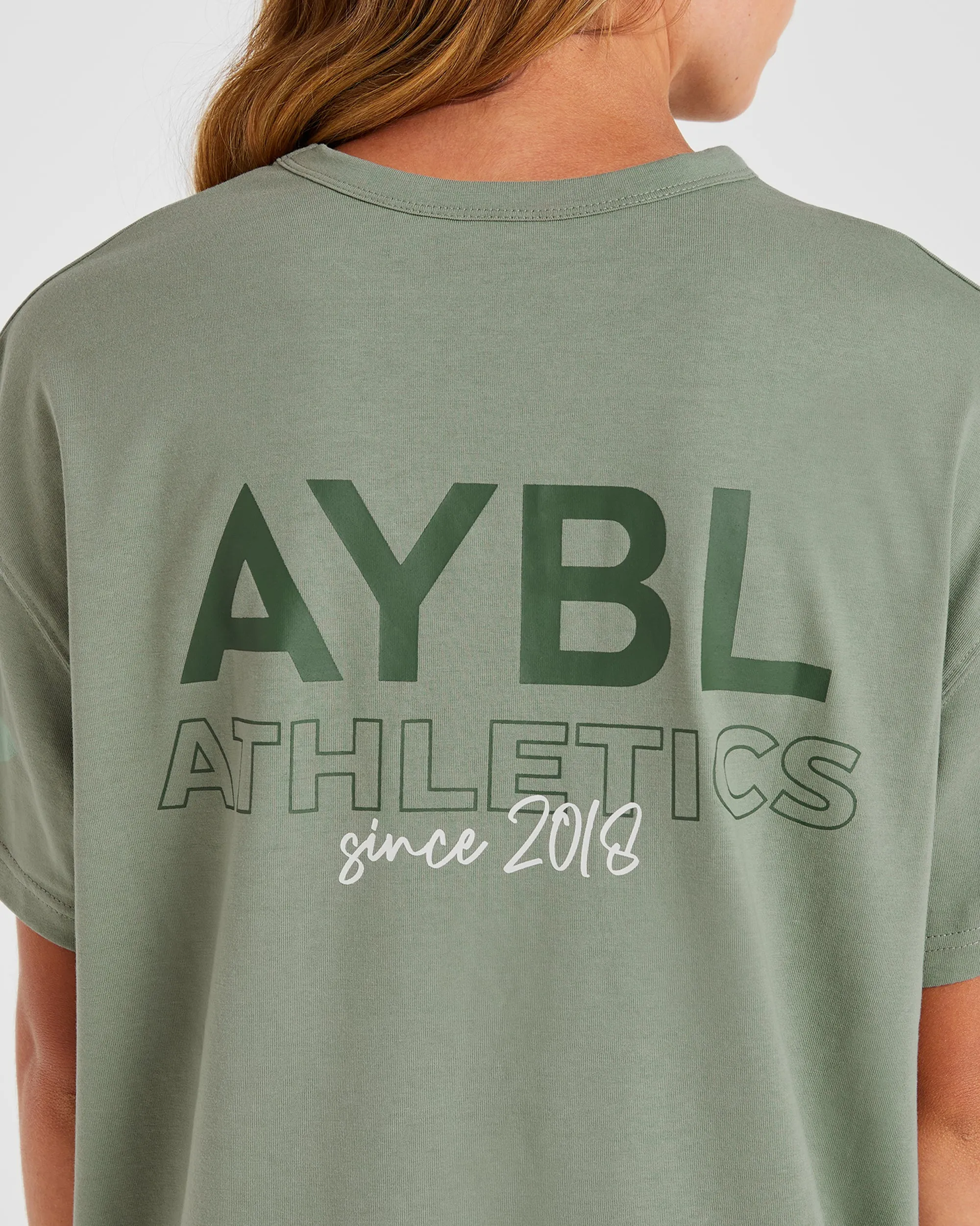 AYBL Athletics Oversized T Shirt - Green sold by AYBL product image thumbnail 5