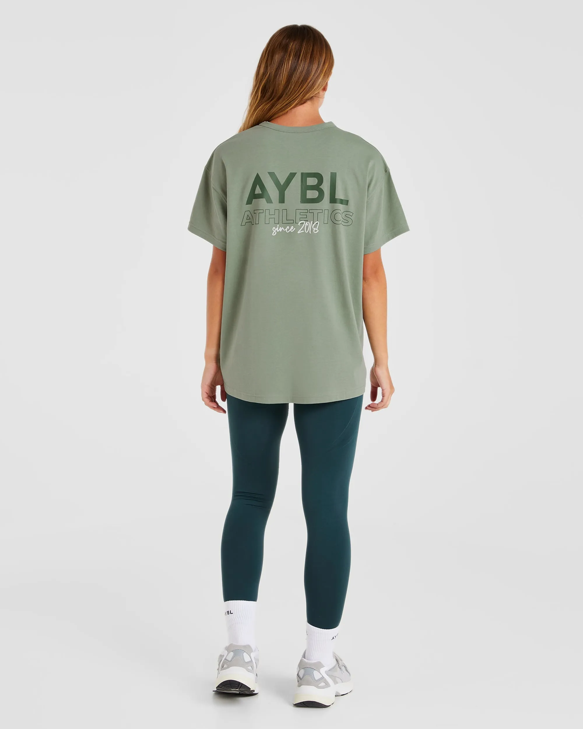 AYBL Athletics Oversized T Shirt - Green sold by AYBL product image thumbnail 3