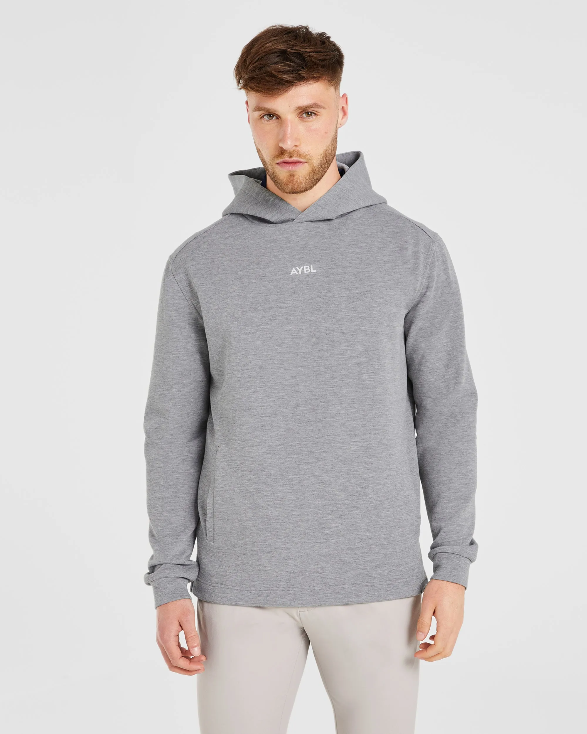 Performance Lightweight Hoodie - Grey Marl sold by AYBL