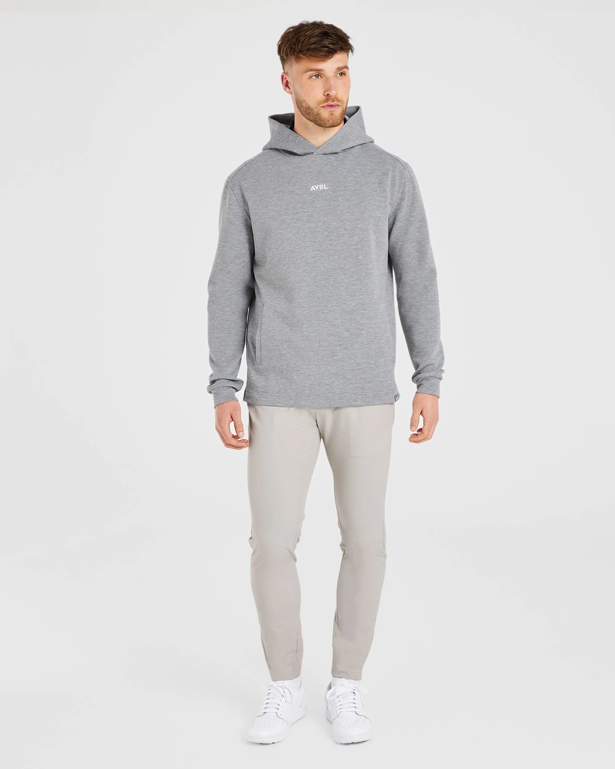 Performance Lightweight Hoodie - Grey Marl sold by AYBL product image thumbnail 3